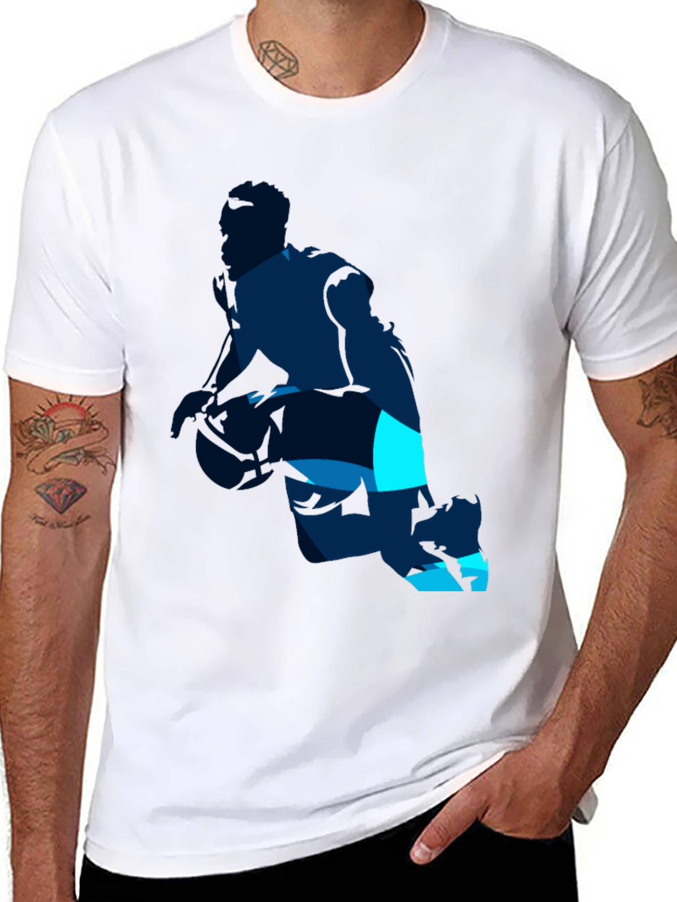 Cool Blue Graphic Tee