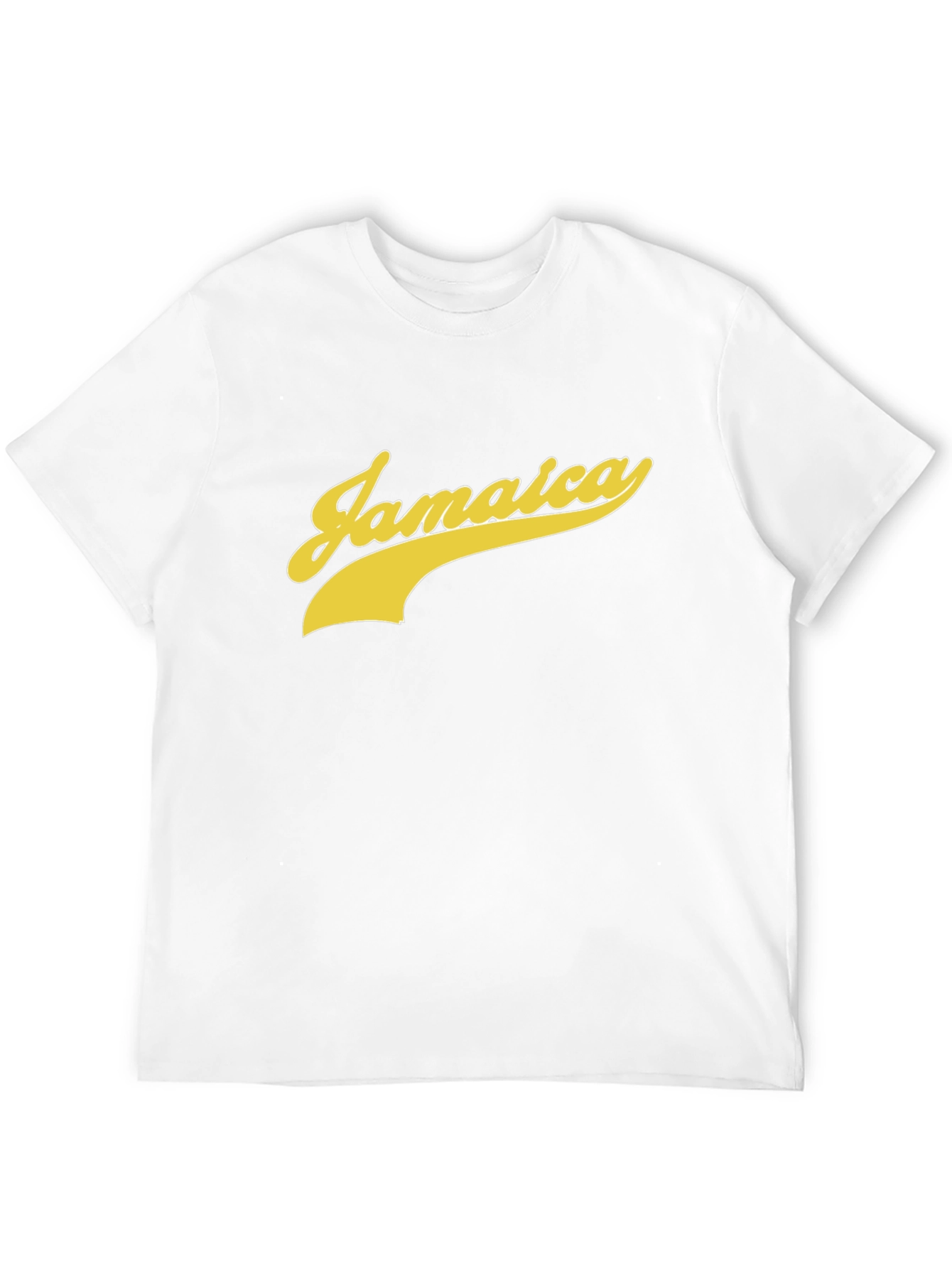 Jamaica Script Tee - Bold Style Black T-Shirt