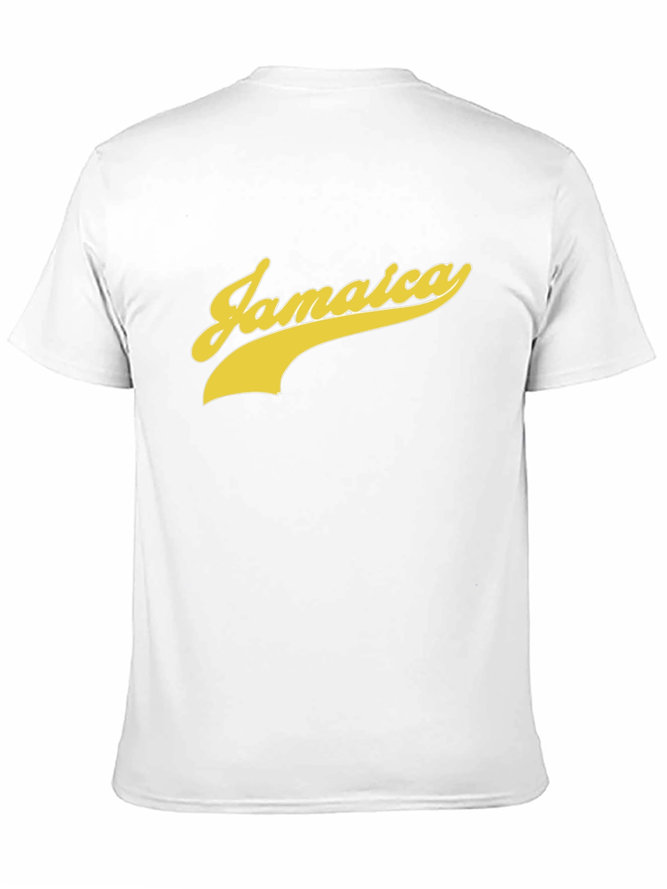 Jamaica Script Tee - Bold Style Black T-Shirt