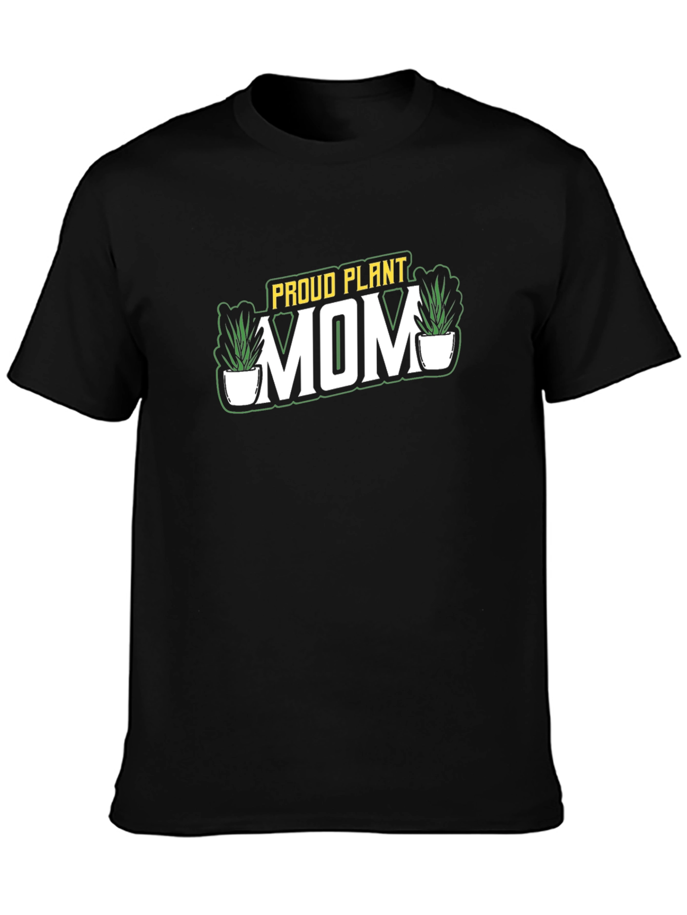 Proud Plant Mom Black T-Shirt