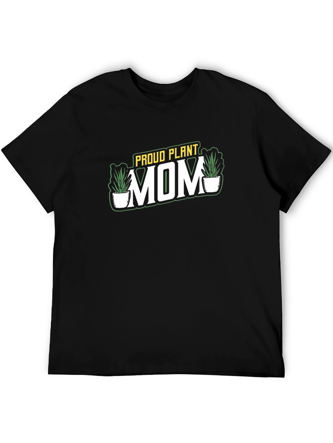 Proud Plant Mom Black T-Shirt