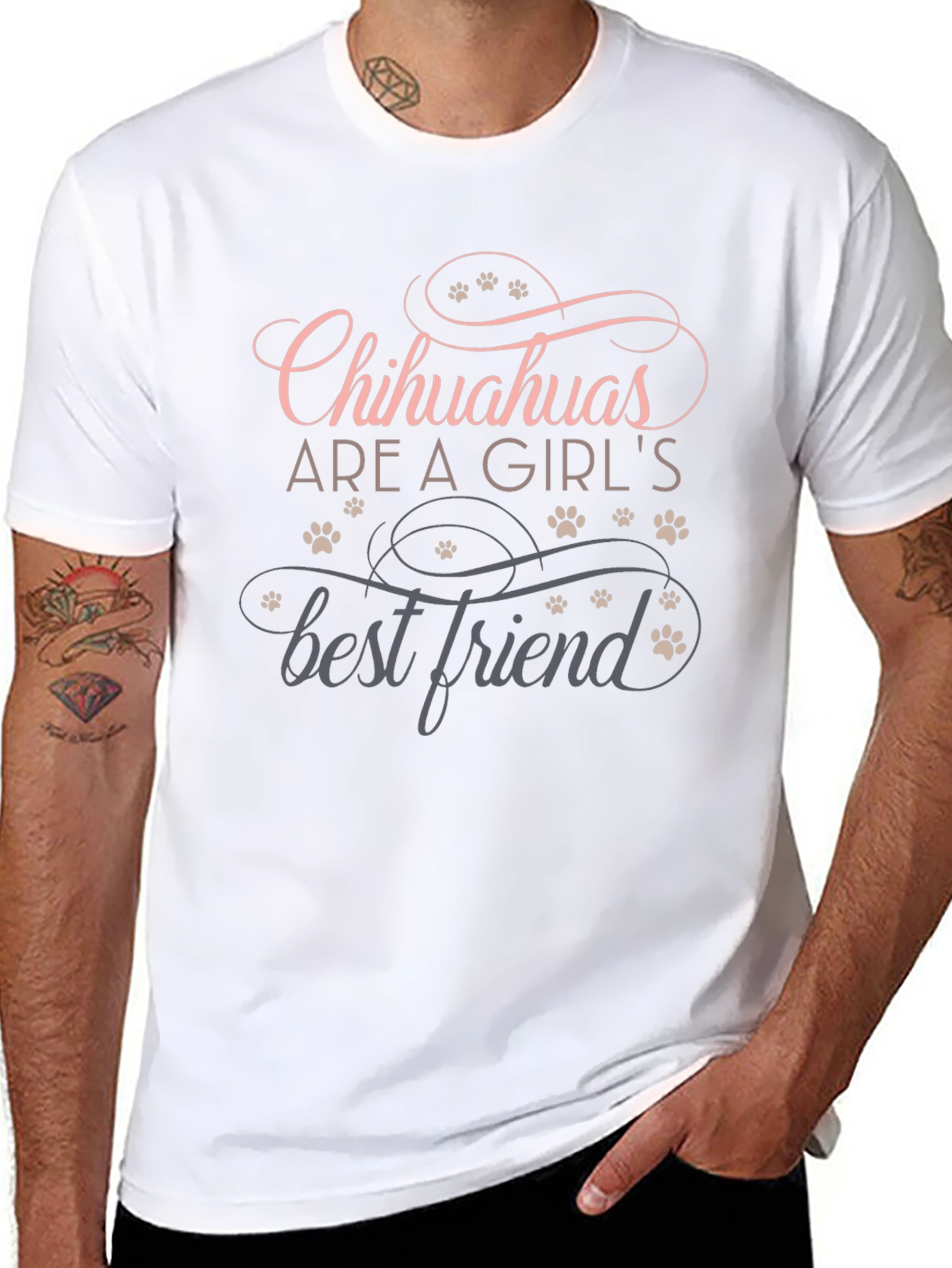 Chihuahuas Are A Girls Best Friend Tee