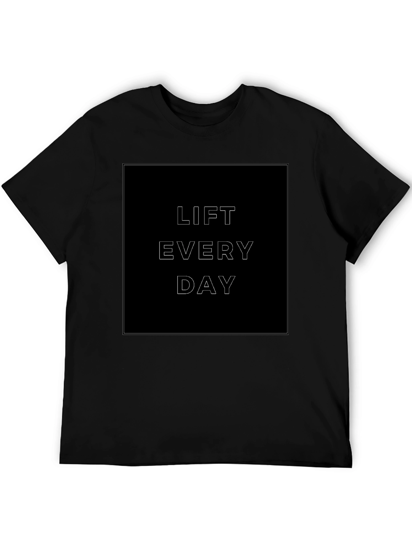Lift Every Day Graphic Tee - Black