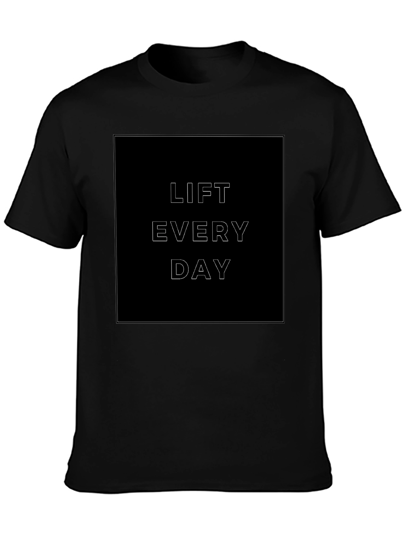 Lift Every Day Graphic Tee - Black