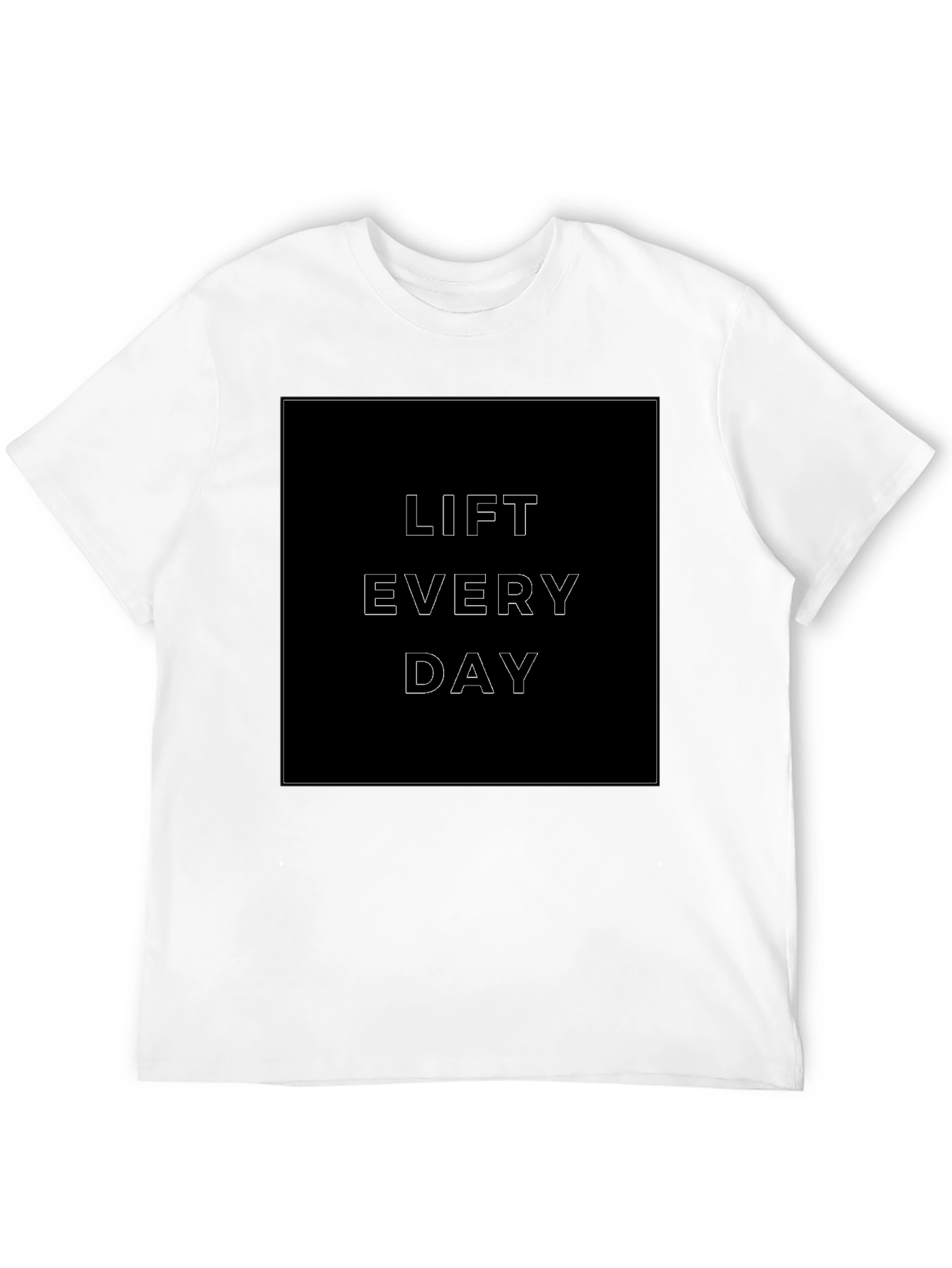 Lift Every Day Graphic Tee - Black