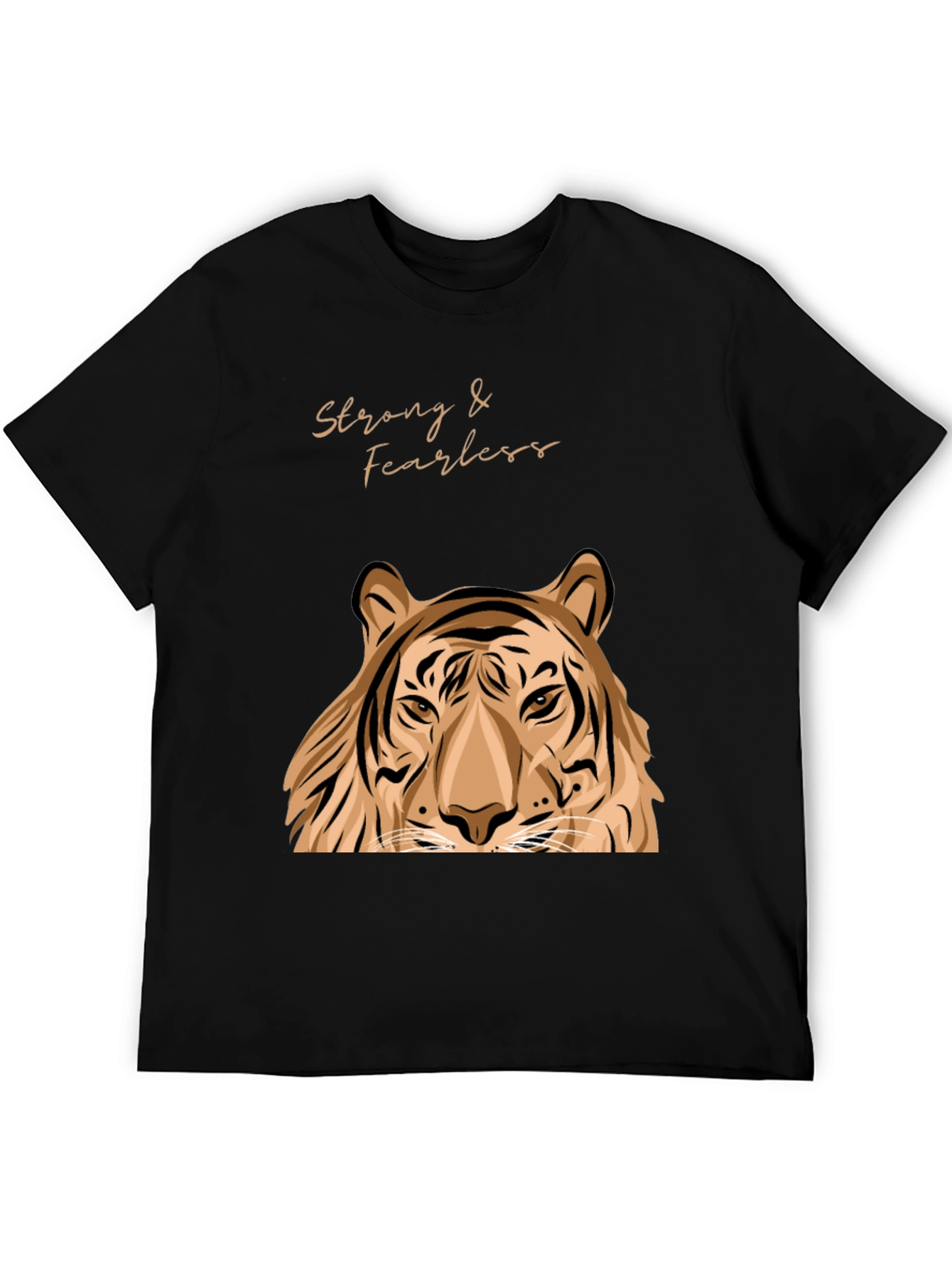 Strong & Fearless Tiger Graphic Tee