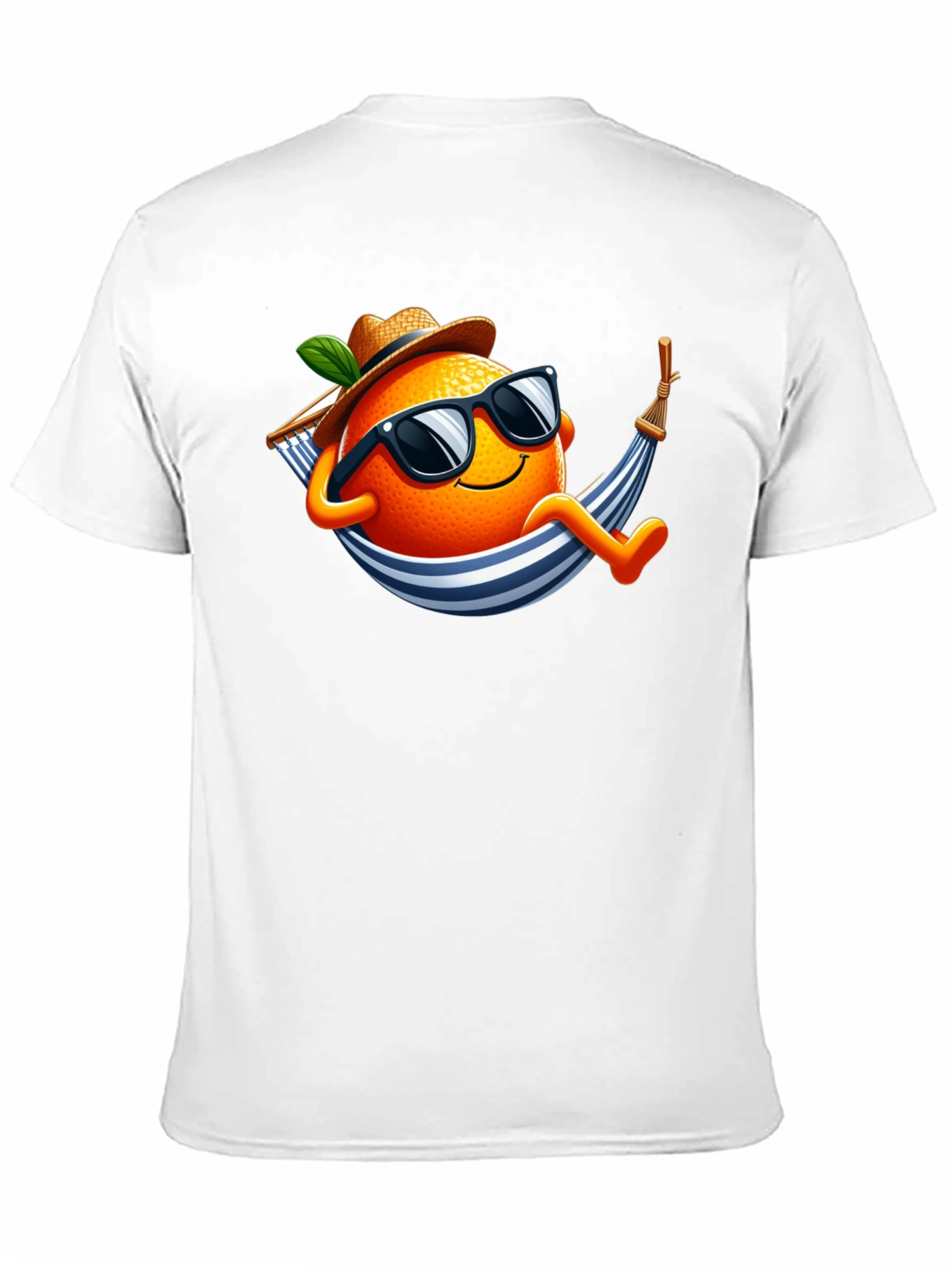 Relaxing Orange T-Shirt: Summer Vibes