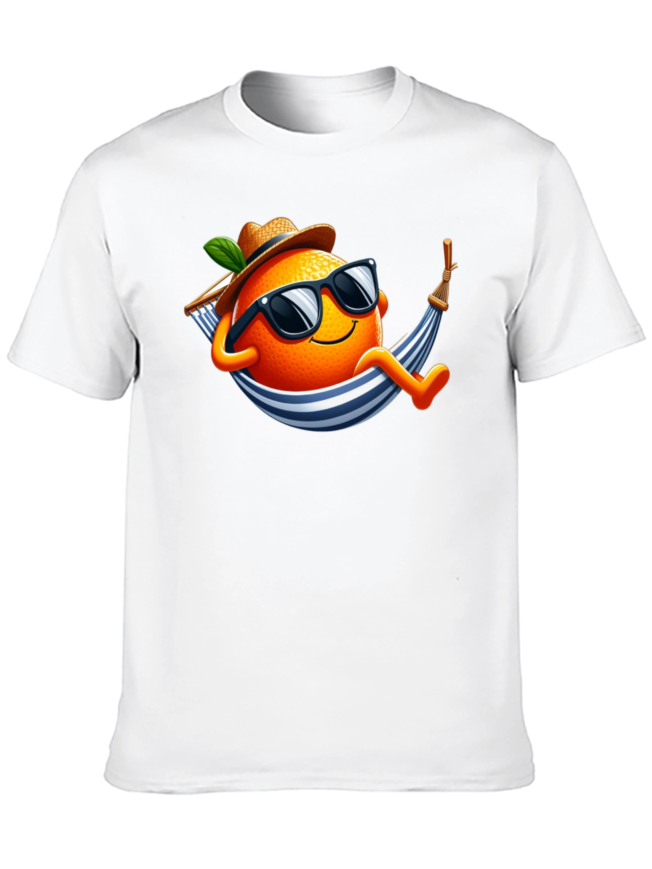 Relaxing Orange T-Shirt: Summer Vibes