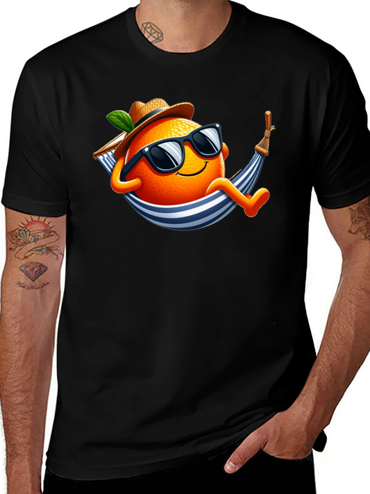 Relaxing Orange T-Shirt: Summer Vibes