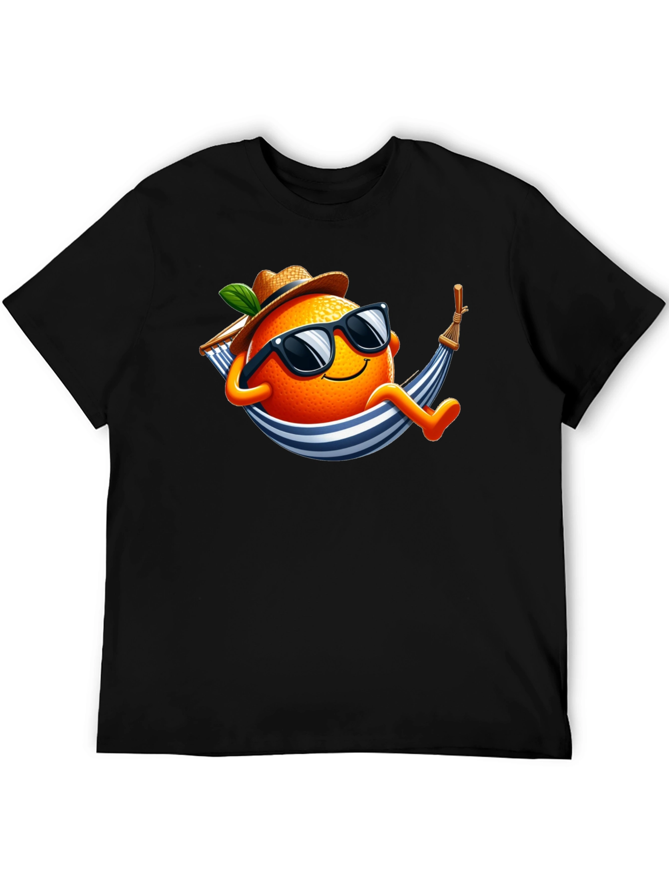 Relaxing Orange T-Shirt: Summer Vibes