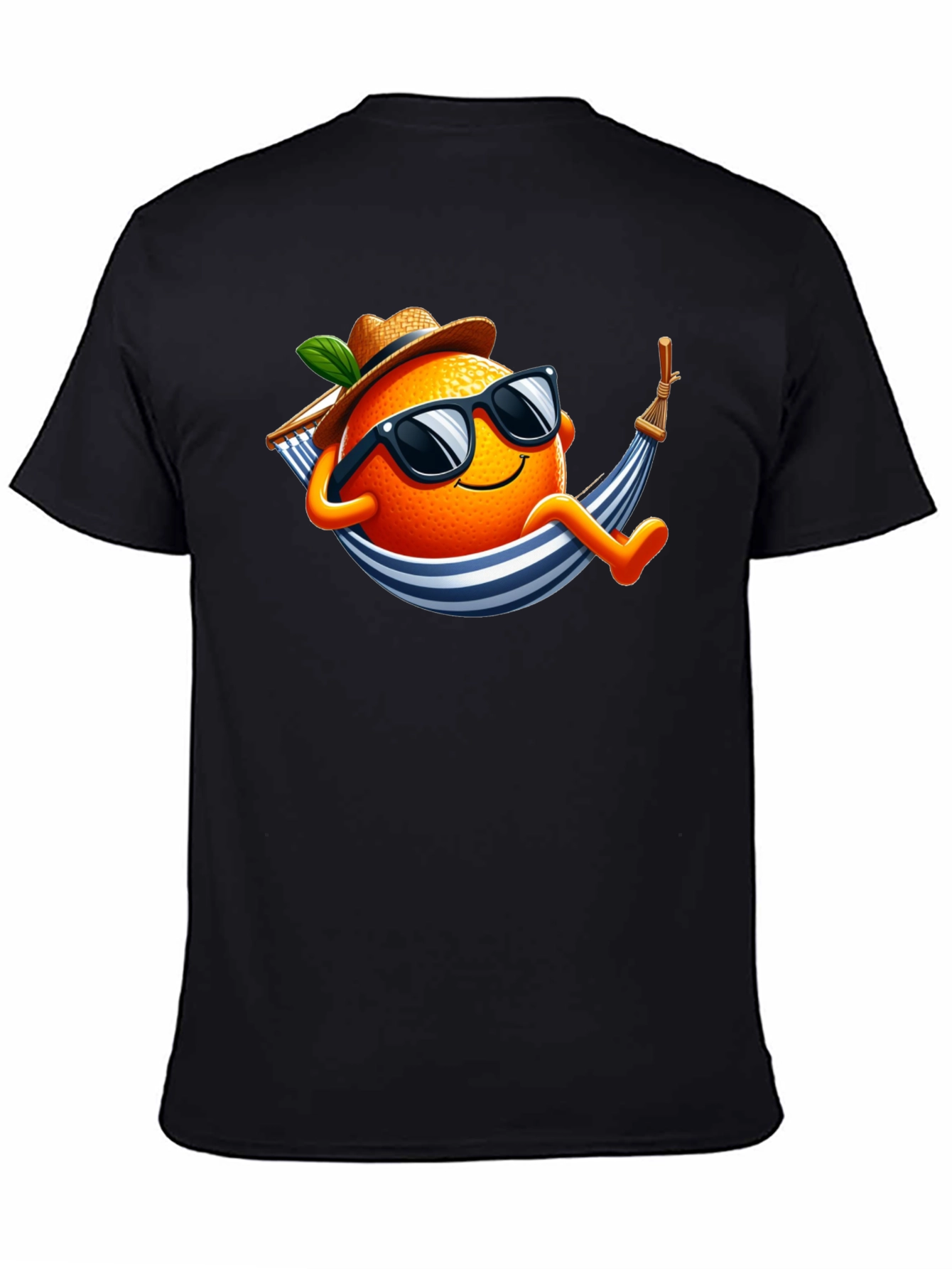 Relaxing Orange T-Shirt: Summer Vibes