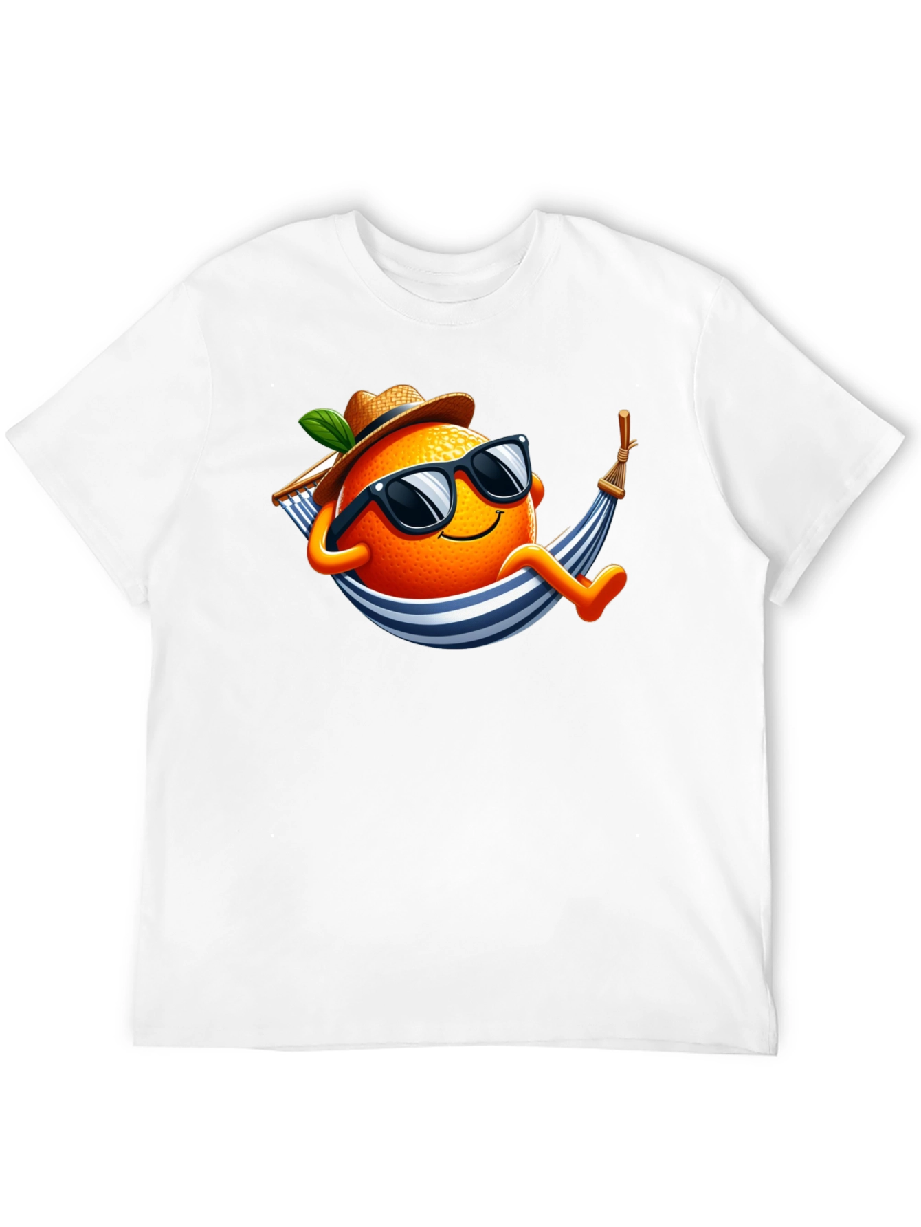 Relaxing Orange T-Shirt: Summer Vibes
