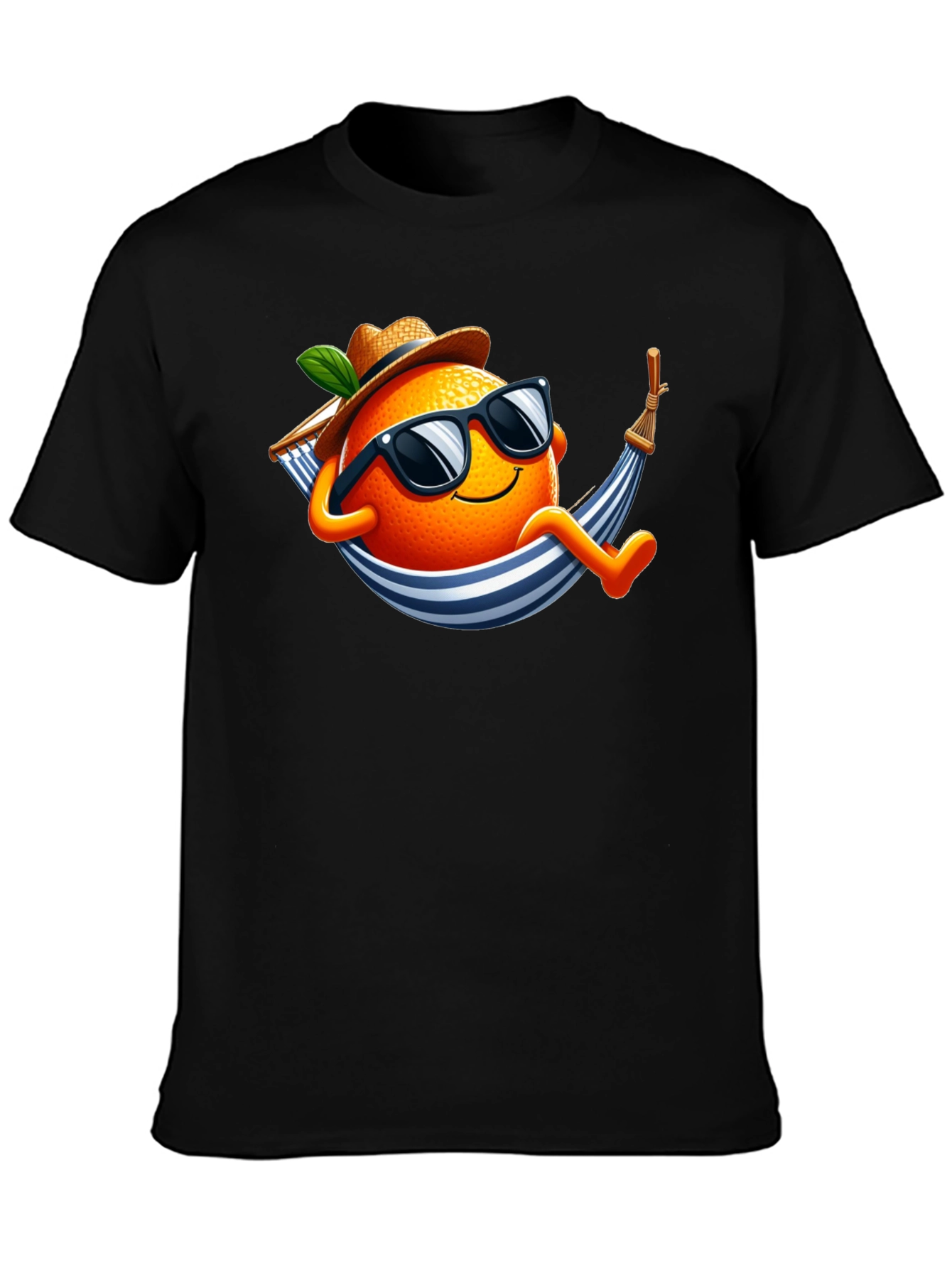 Relaxing Orange T-Shirt: Summer Vibes