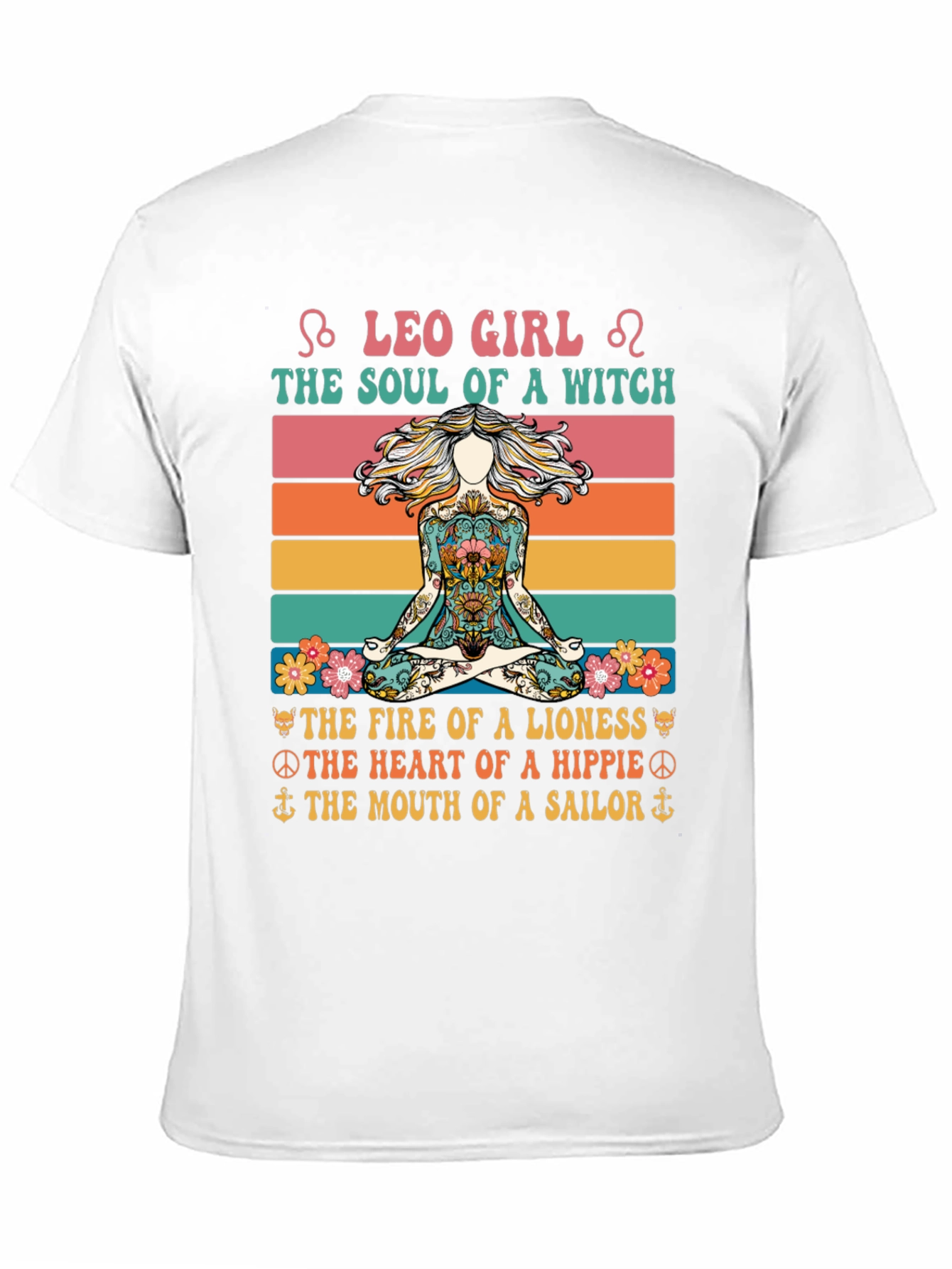 Leo Girl Witch Soul Graphic Tee