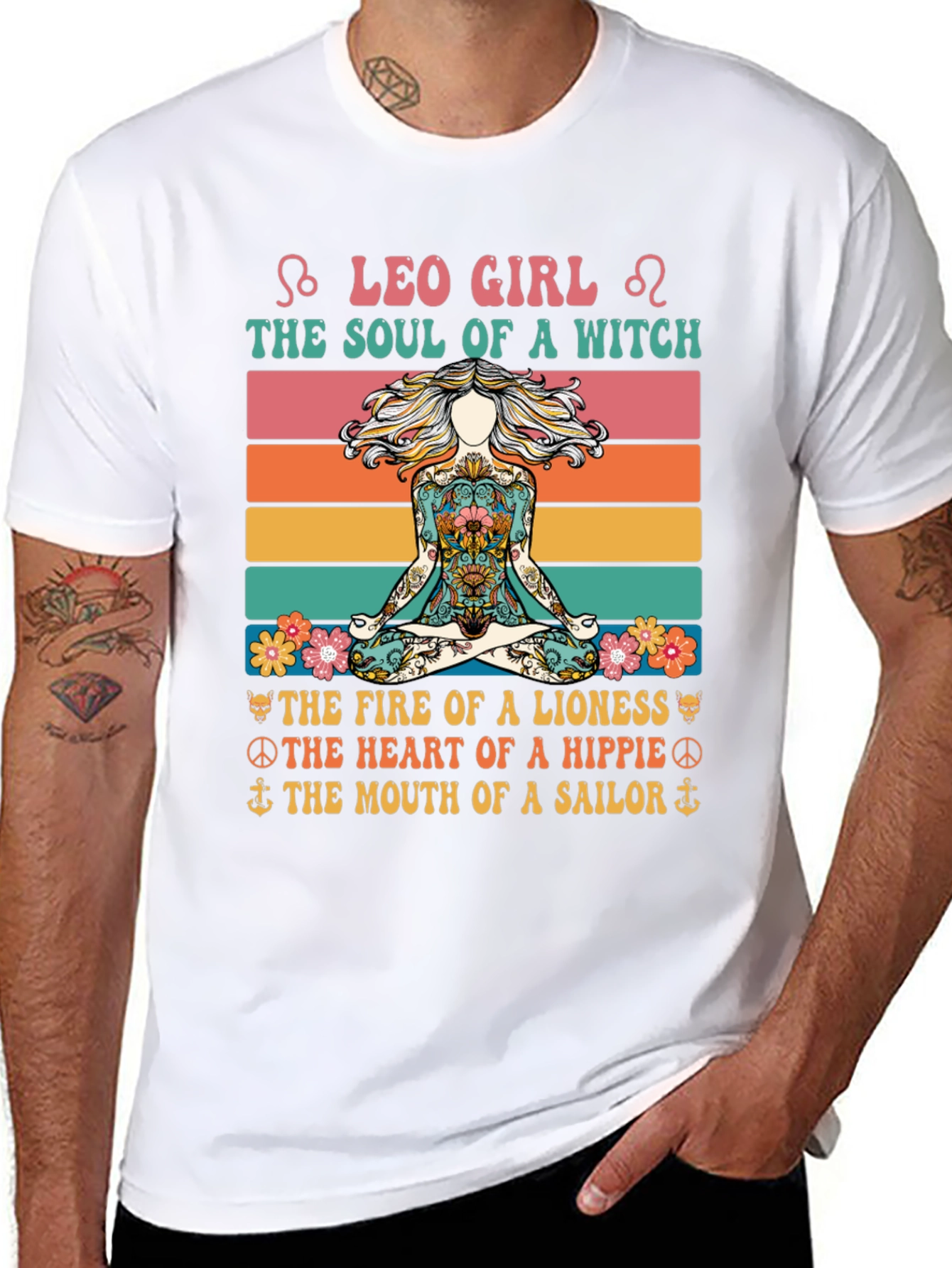 Leo Girl Witch Soul Graphic Tee