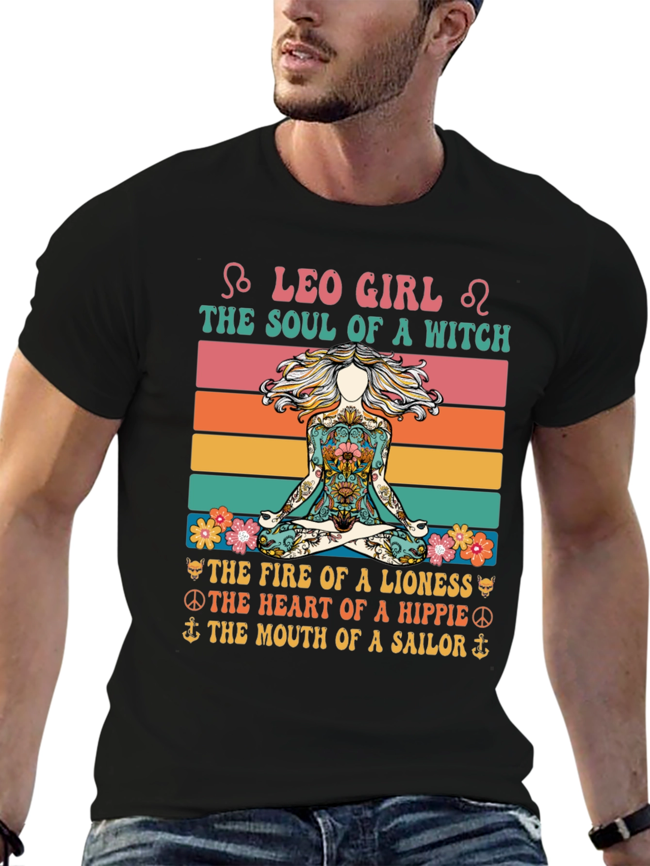 Leo Girl Witch Soul Graphic Tee