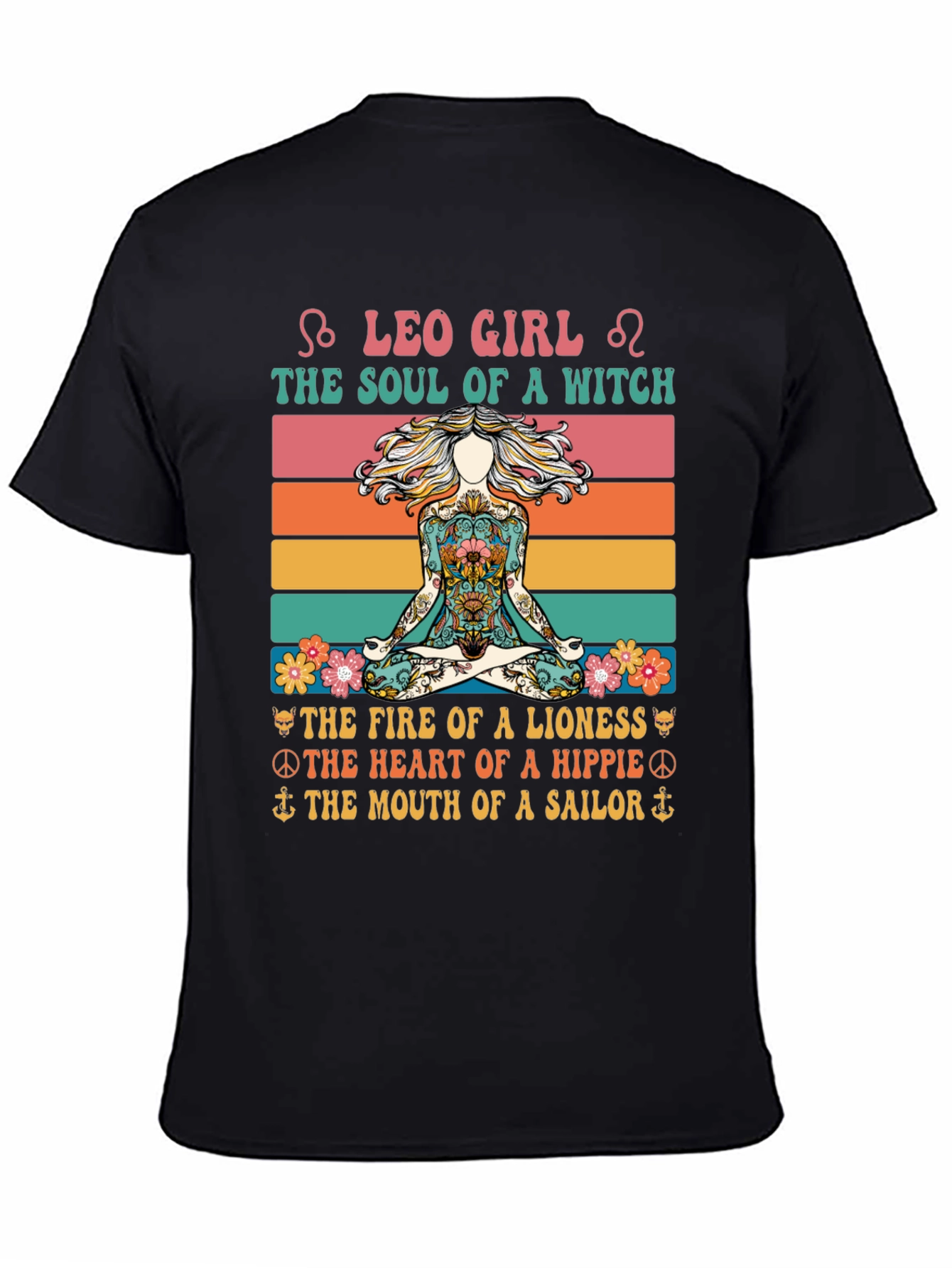 Leo Girl Witch Soul Graphic Tee
