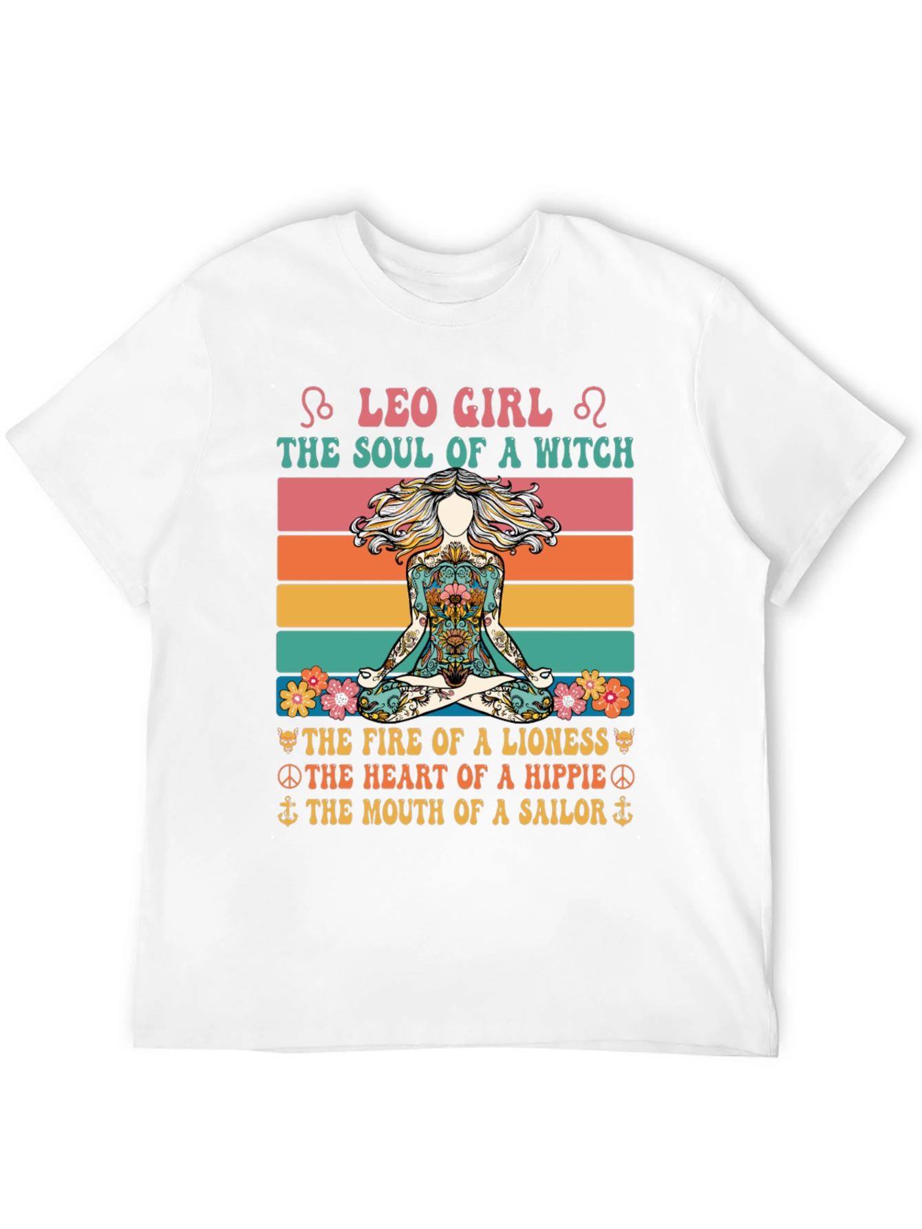 Leo Girl Witch Soul Graphic Tee