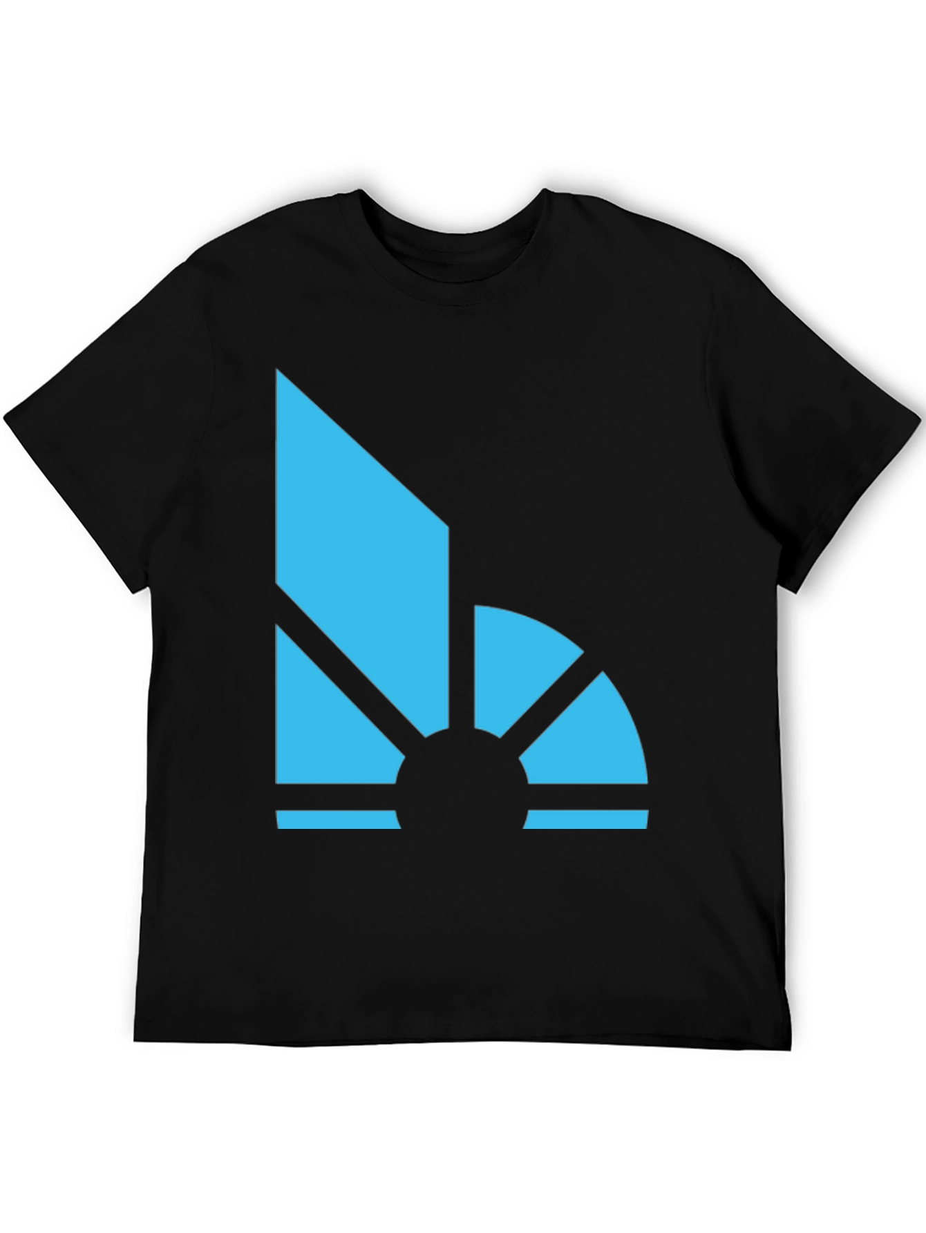 Geometric Sunrise Graphic Tee - Modern Style