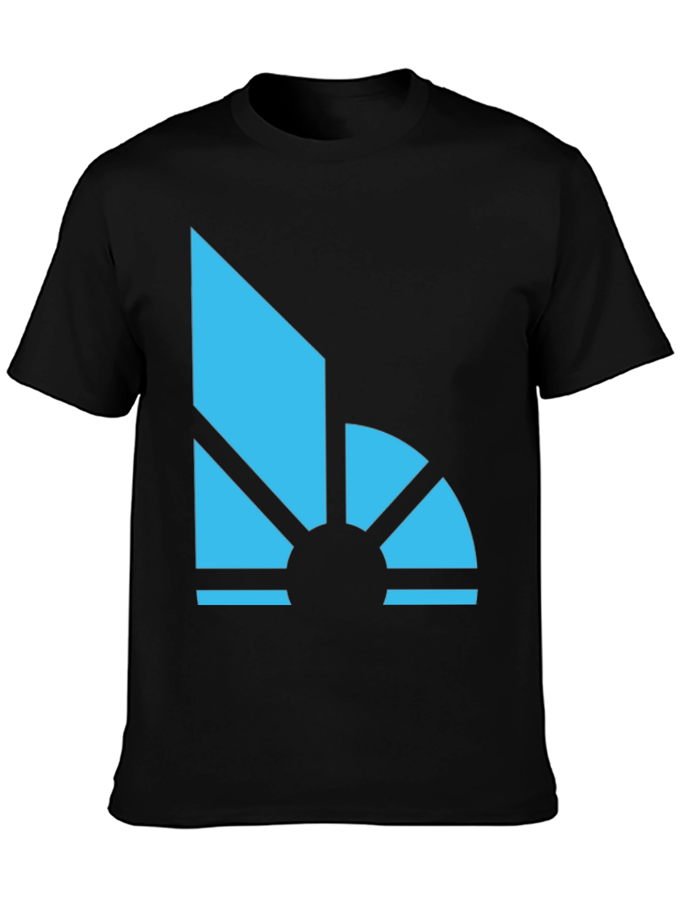 Geometric Sunrise Graphic Tee - Modern Style