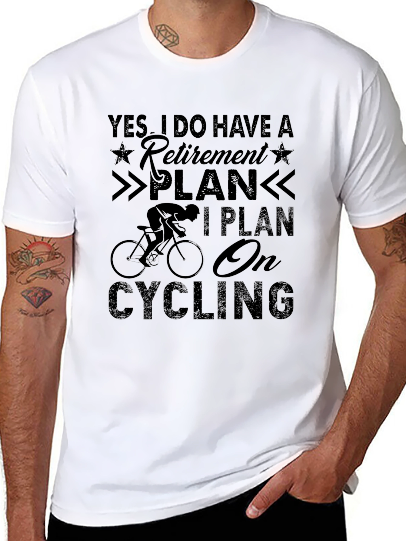 Yes I Have a Retirement Plan Cycling Graphic Tee