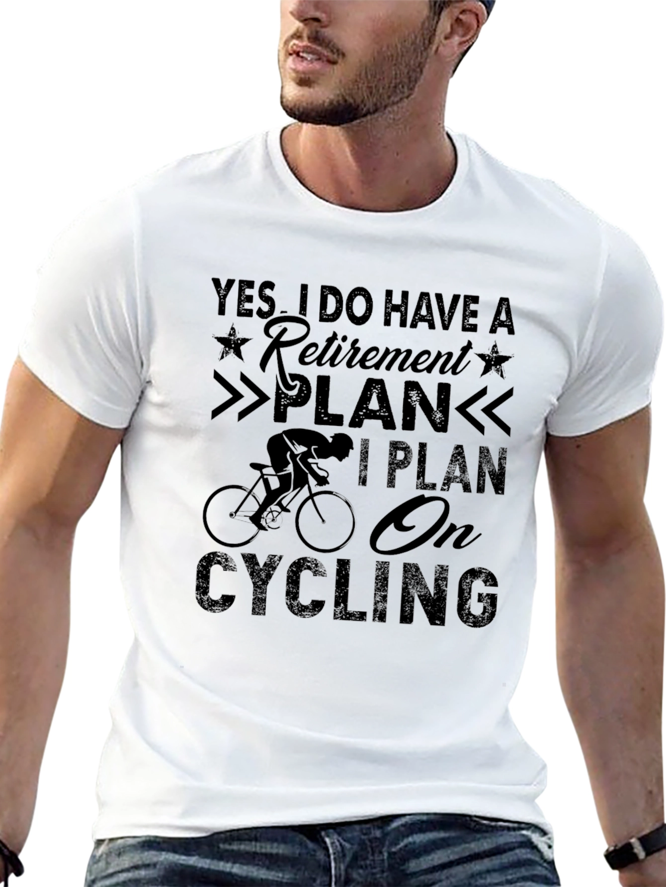 Yes I Have a Retirement Plan Cycling Graphic Tee