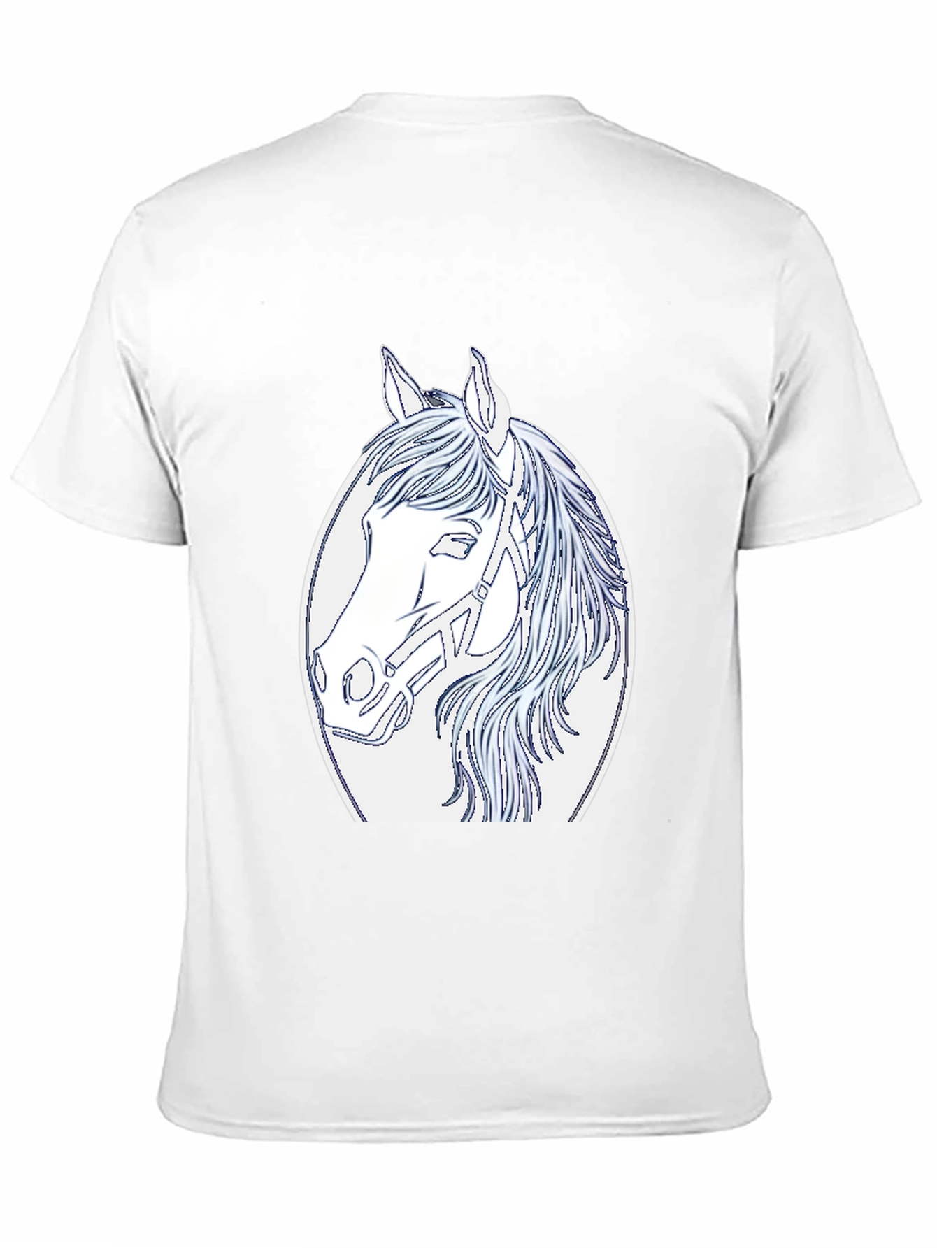 Horse Graphic Tee - Black Unisex T-Shirt