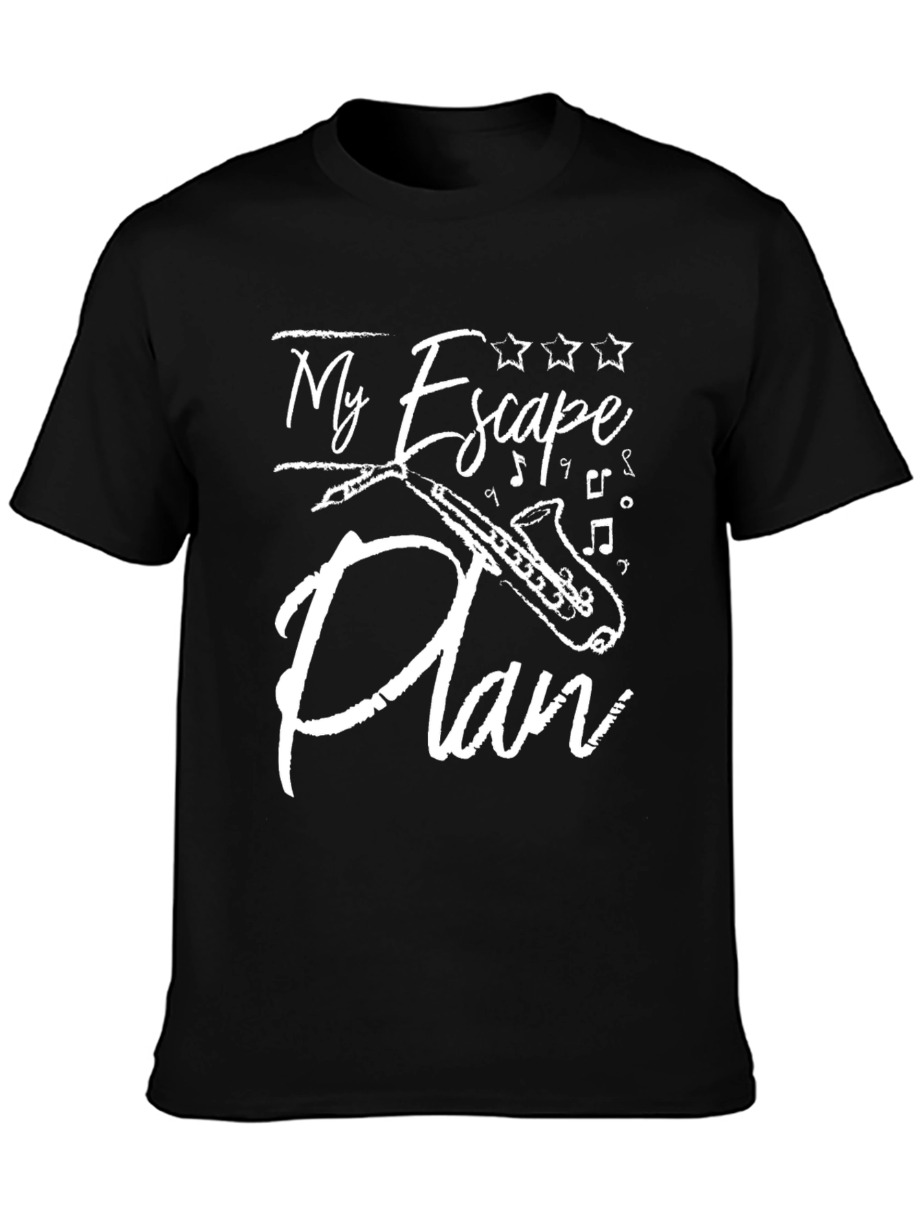 My Escape Plan Saxophone Graphic T-Shirt