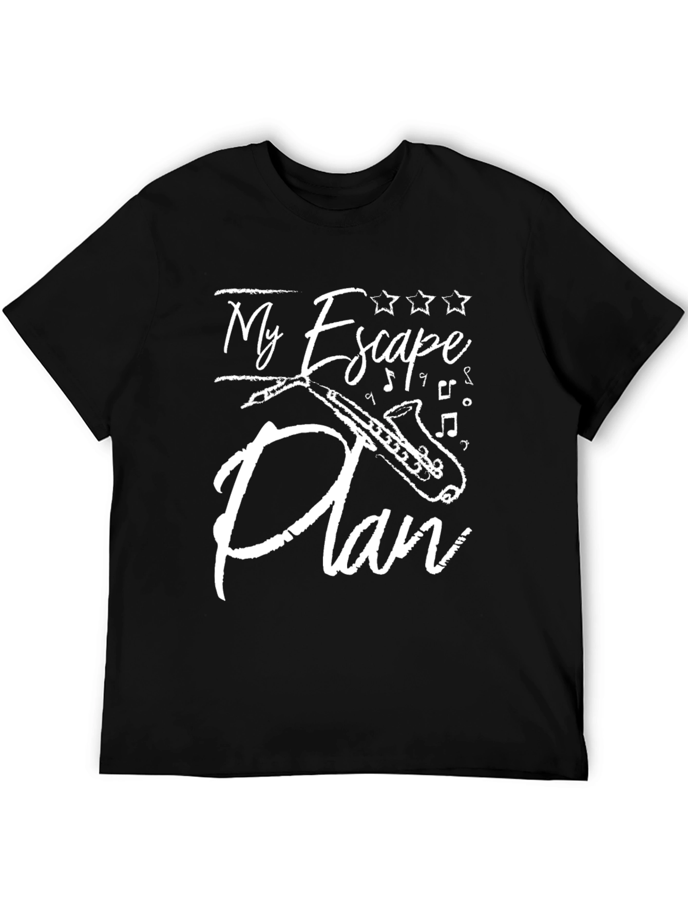 My Escape Plan Saxophone Graphic T-Shirt