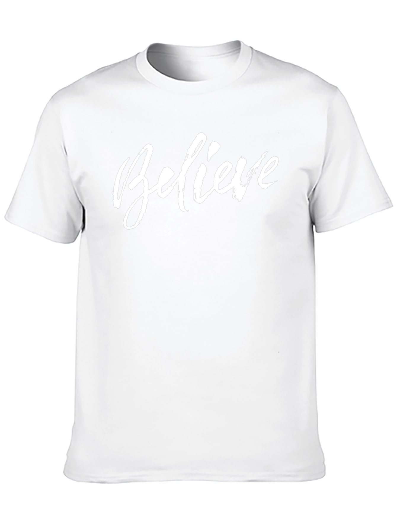 Believe Graphic Tee - Stylish Black T-Shirt