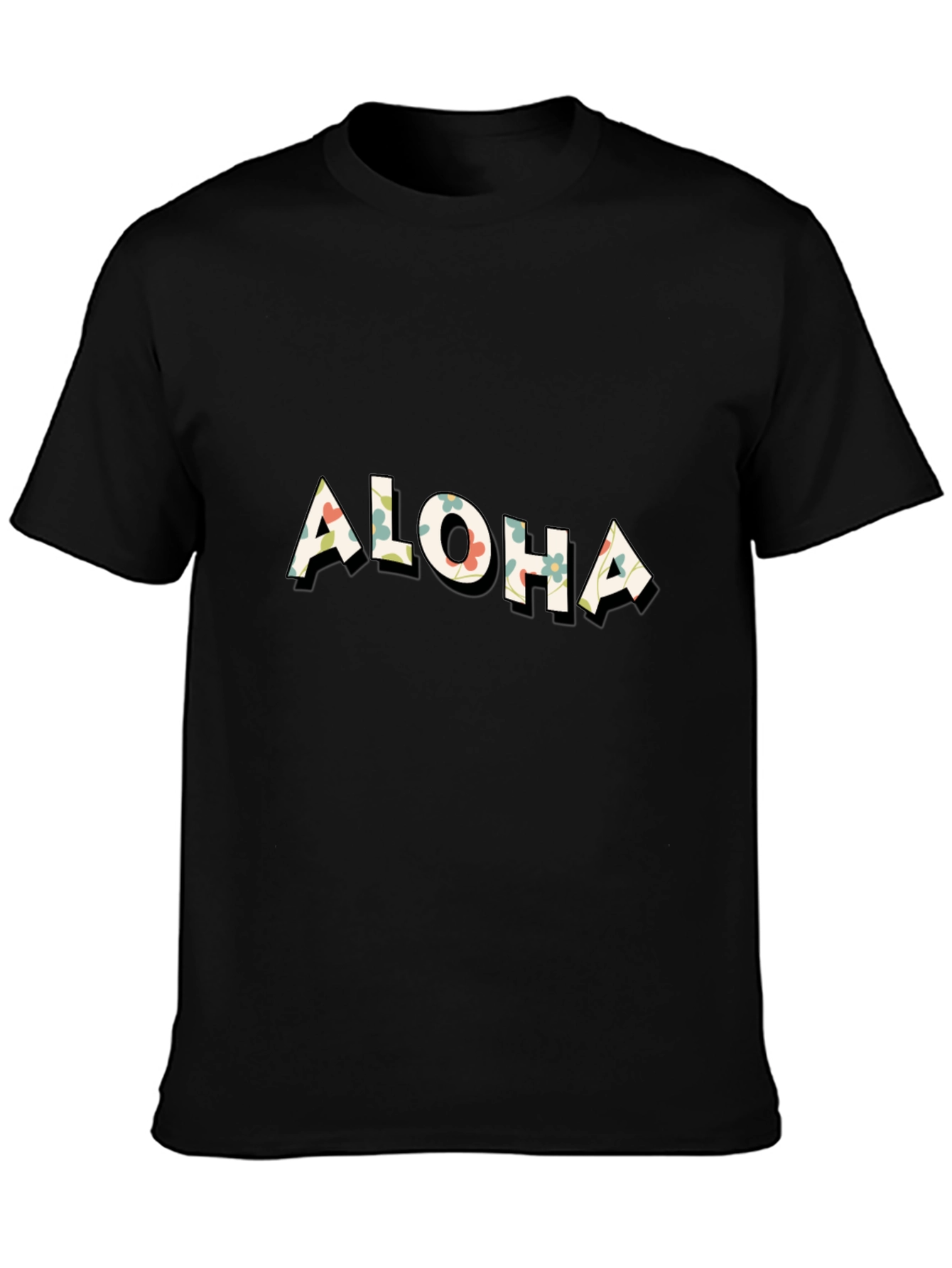 Aloha Floral Graphic Print T-Shirt