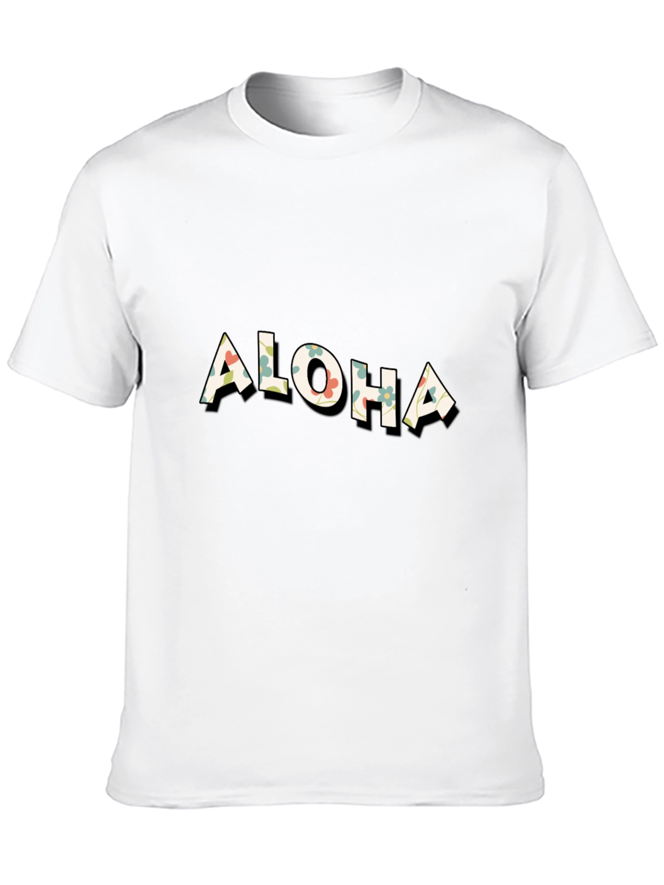 Aloha Floral Graphic Print T-Shirt