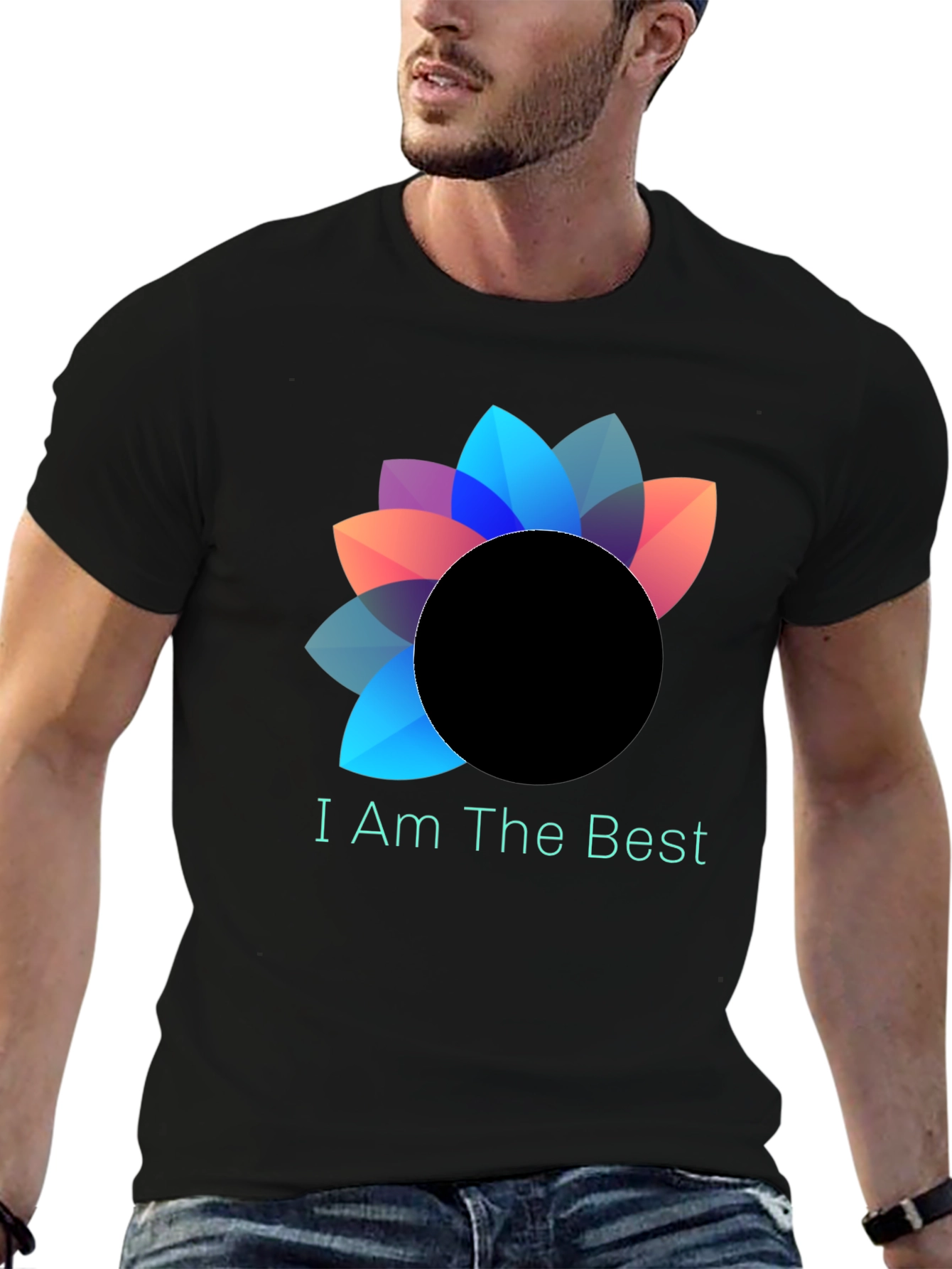 I Am The Best Graphic Tee - Black