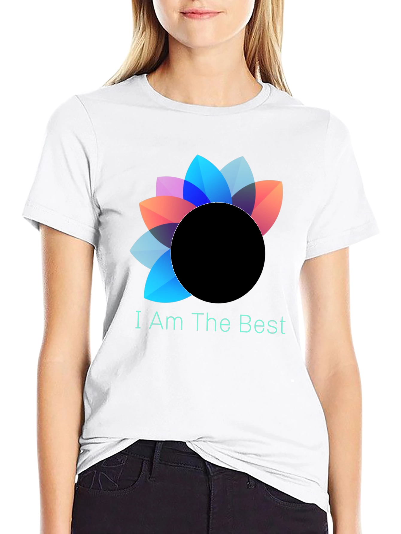 I Am The Best Graphic Tee - Black