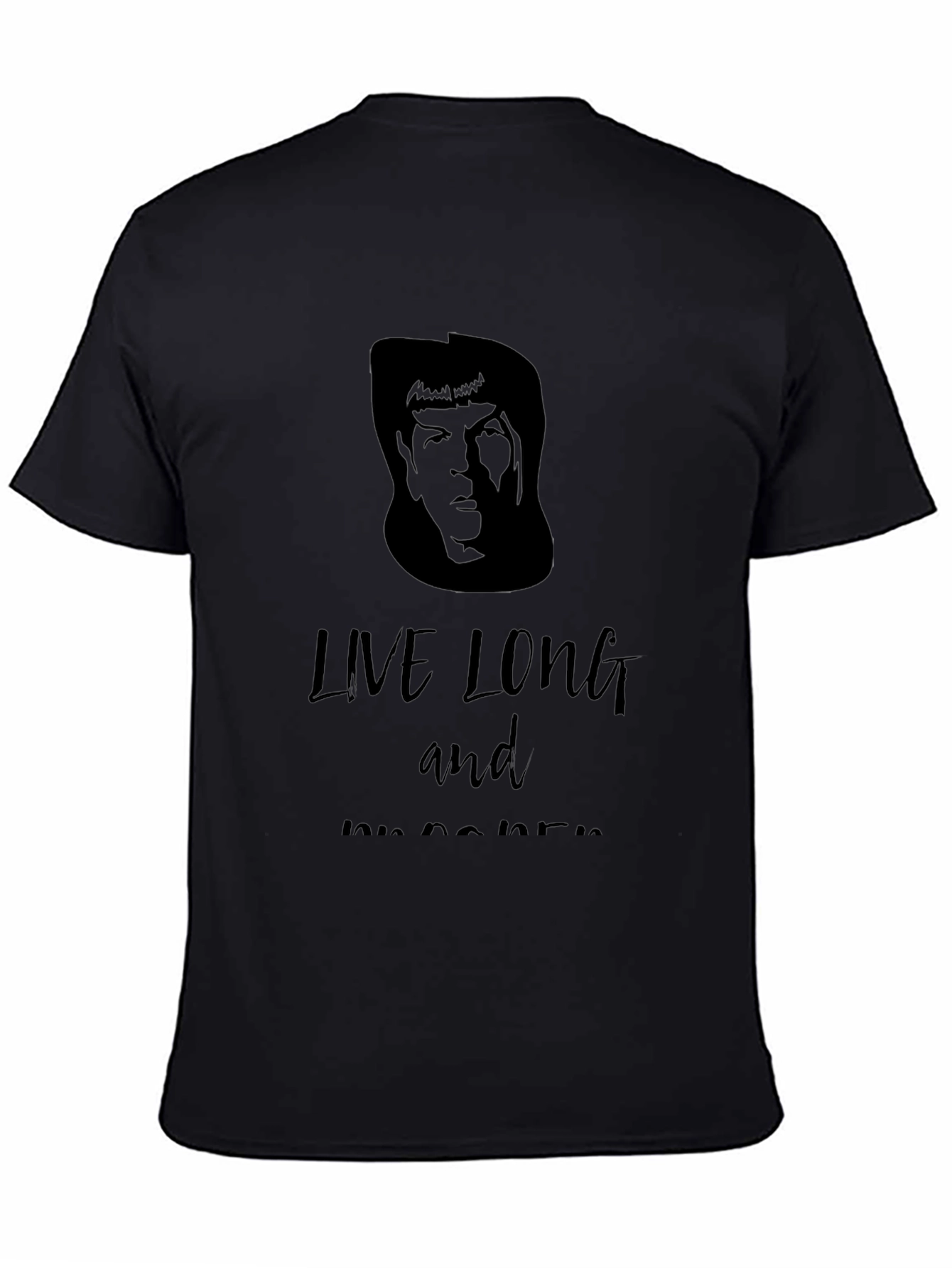 Live Long and Prosper Black T-Shirt