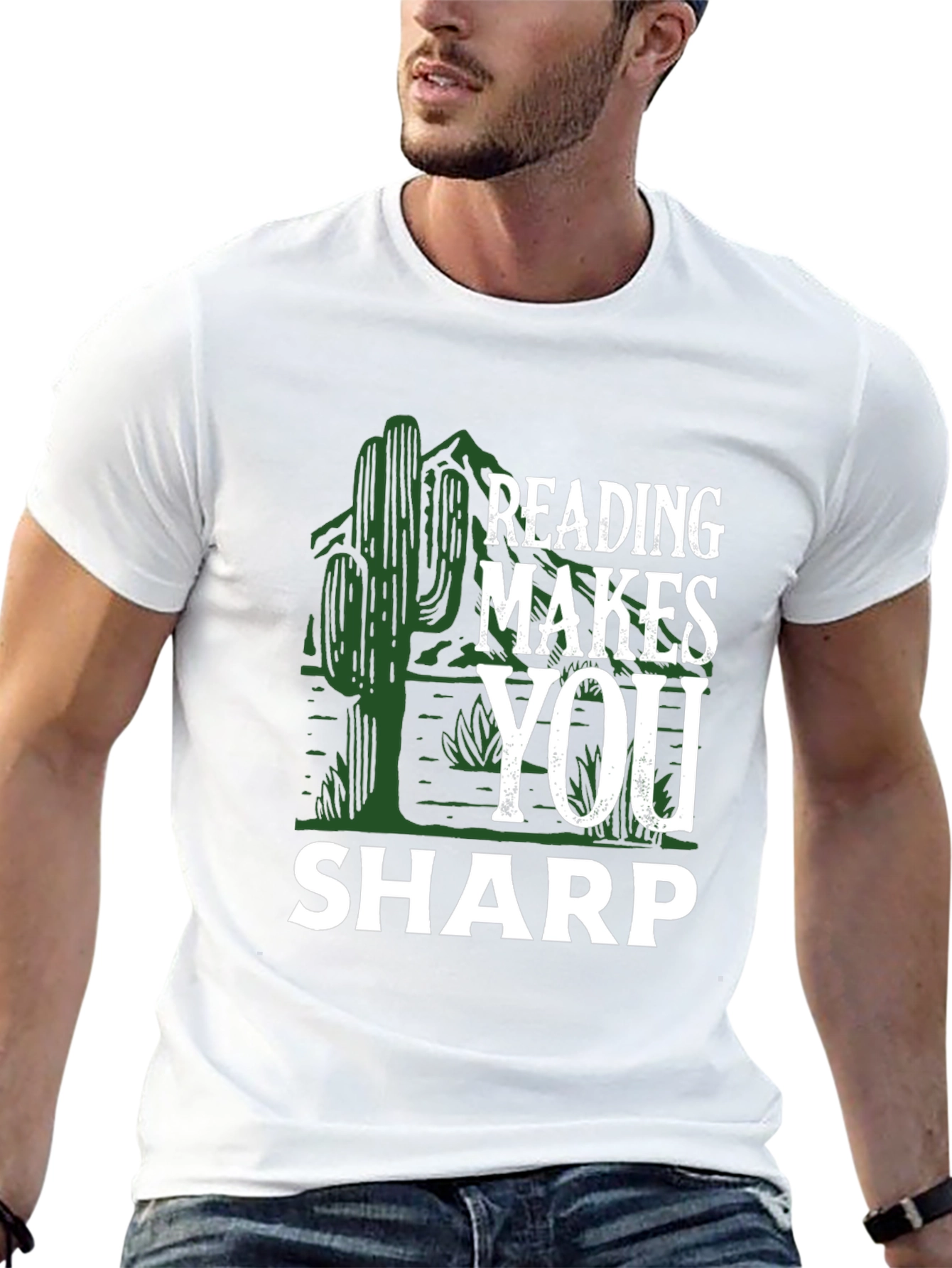 Reading Makes You Sharp Graphic Tee