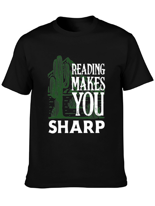 Reading Makes You Sharp Graphic Tee