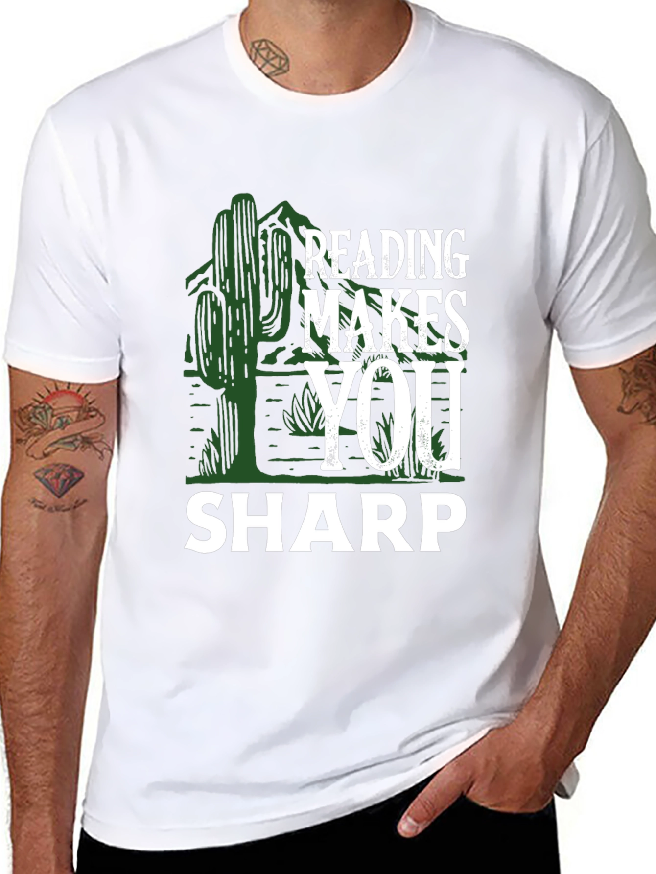 Reading Makes You Sharp Graphic Tee