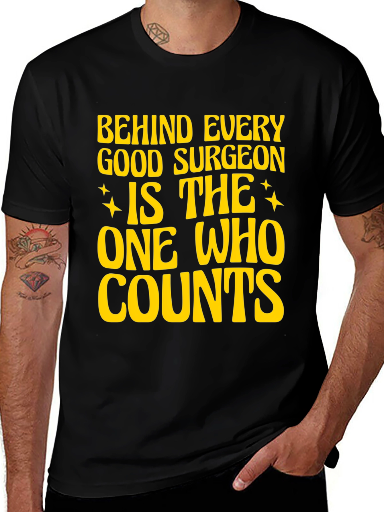 Surgeons Assistant T-Shirt - The One Who Counts