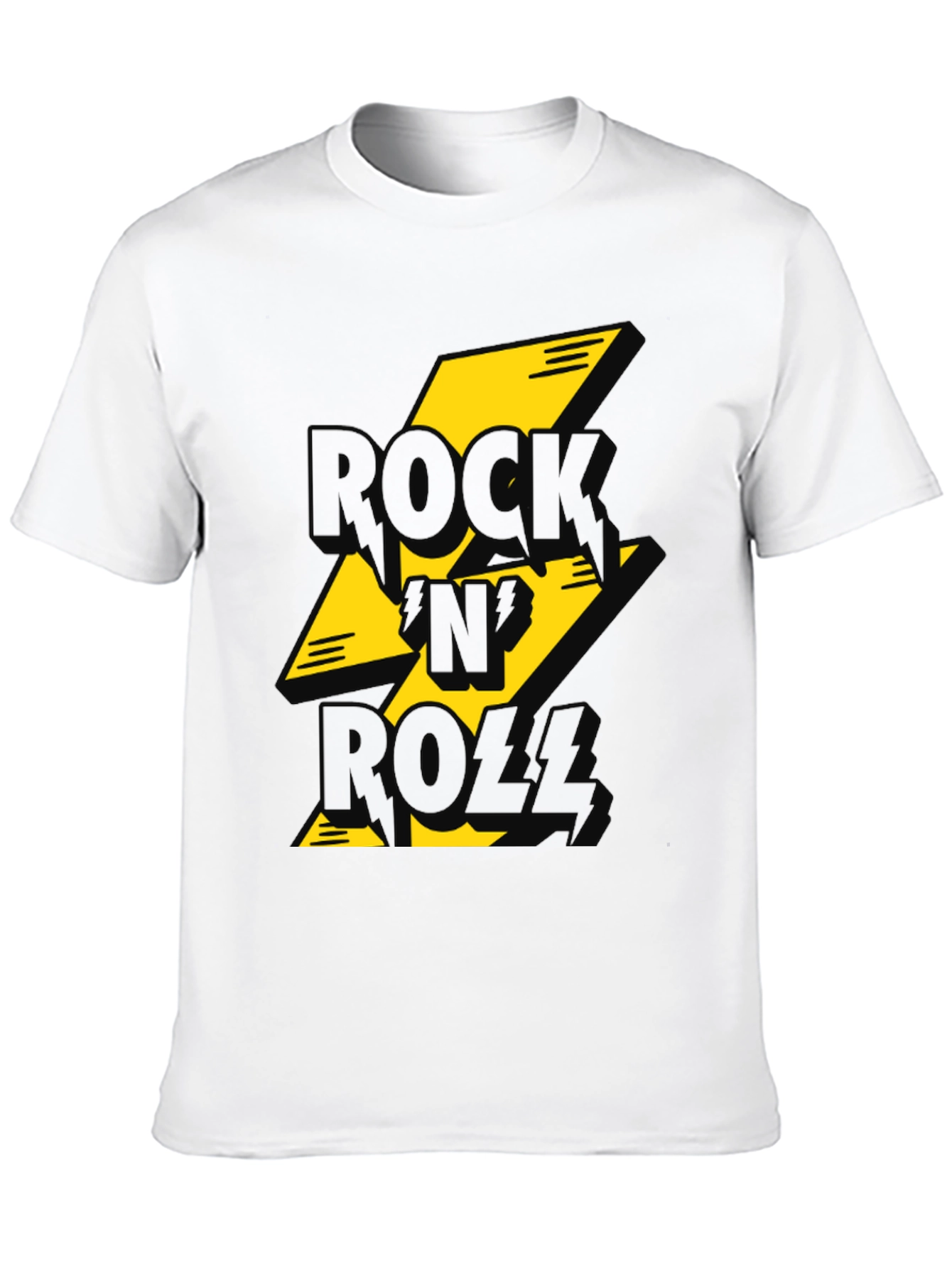Rock n Roll Graphic Tee - Black T-Shirt