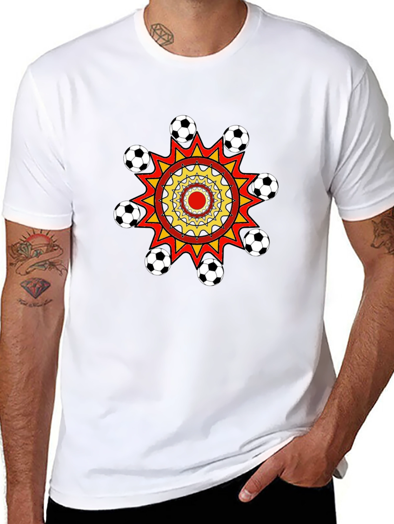 Soccer Ball Starburst T-Shirt