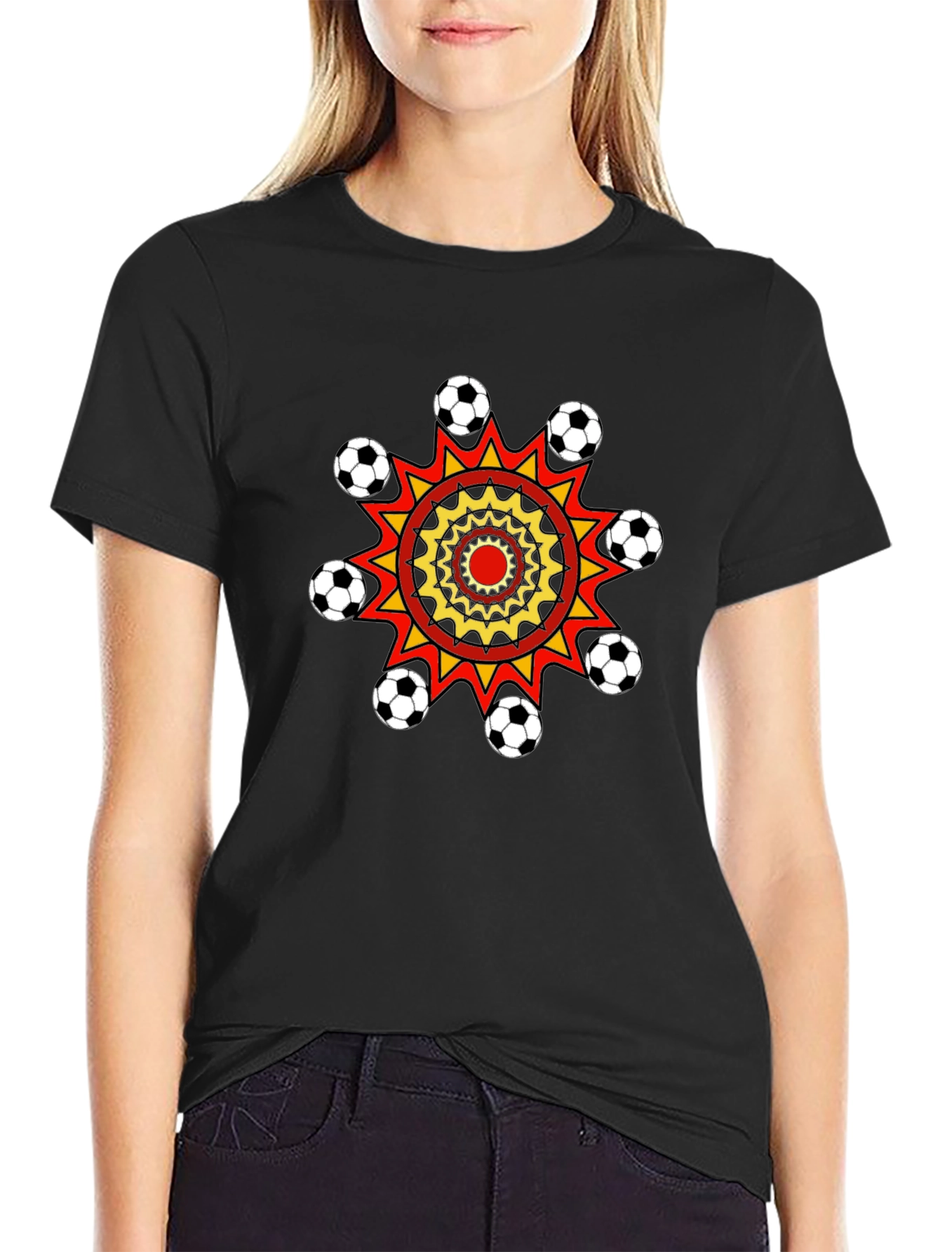 Soccer Ball Starburst T-Shirt