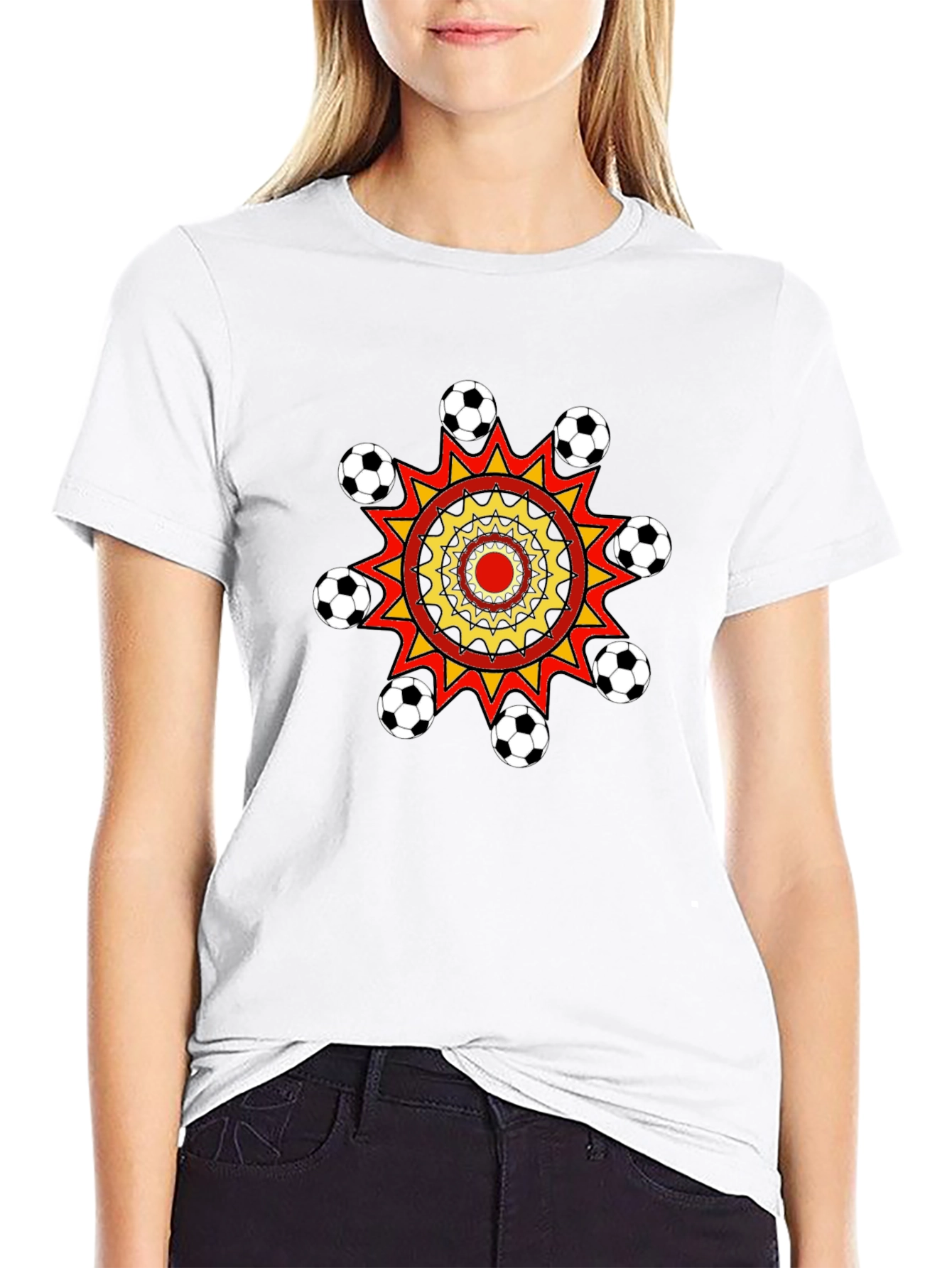 Soccer Ball Starburst T-Shirt