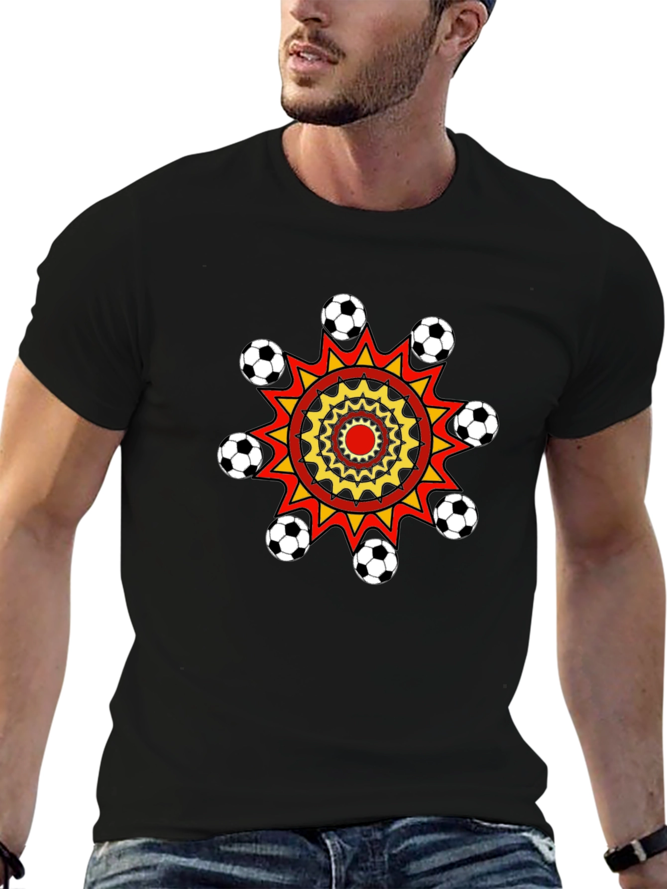 Soccer Ball Starburst T-Shirt