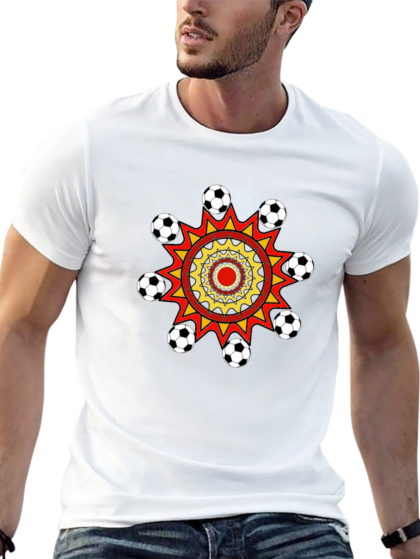 Soccer Ball Starburst T-Shirt
