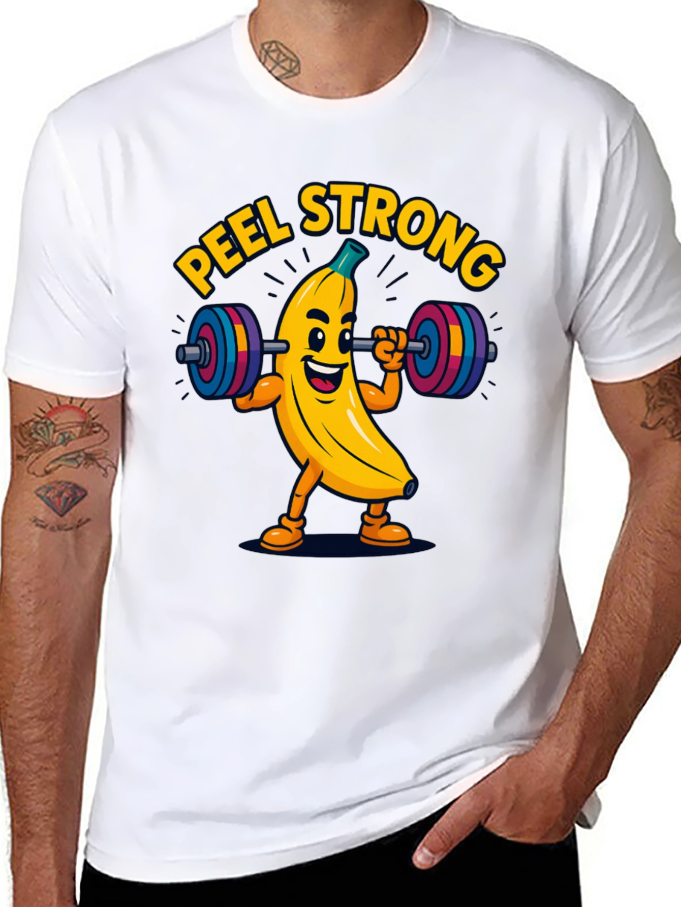 Peel Strong Banana Gym T-Shirt