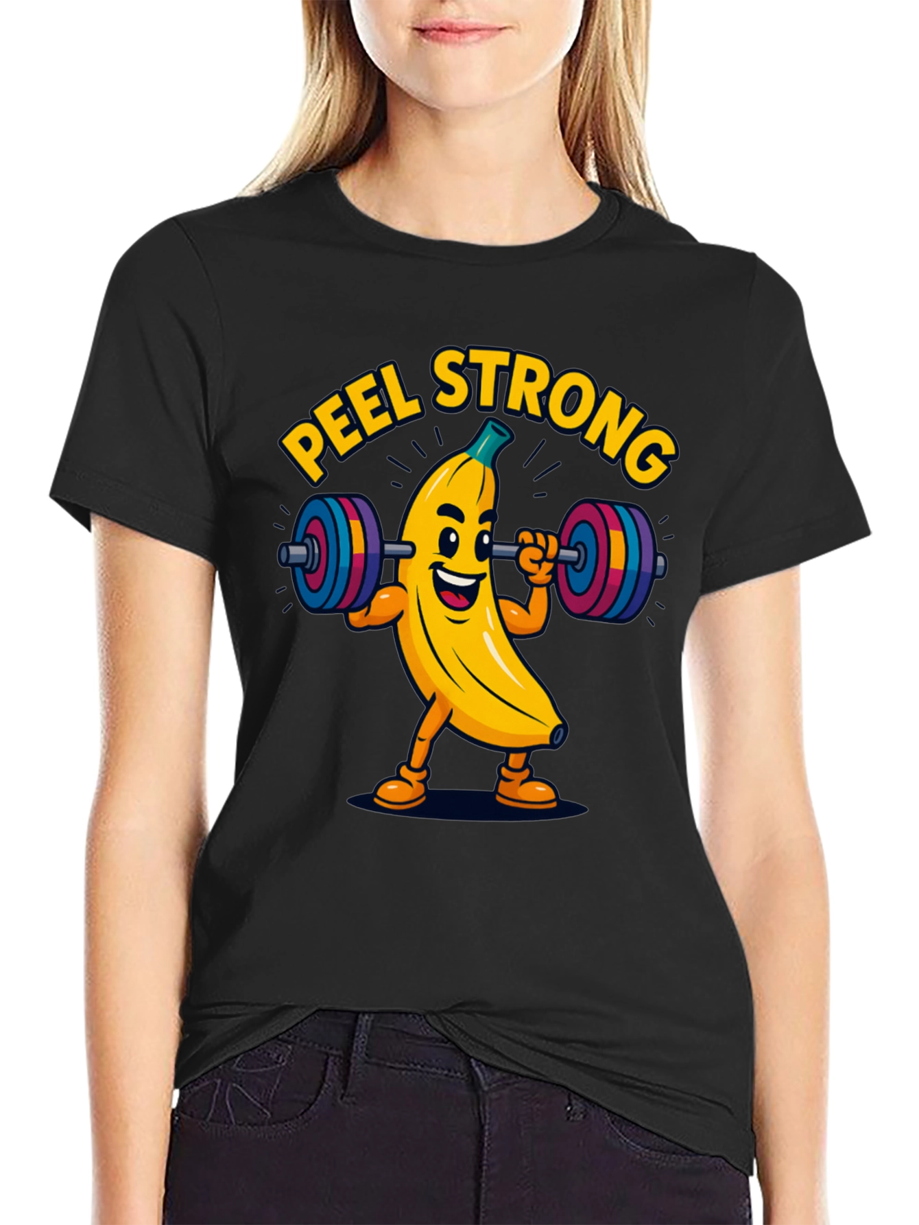 Peel Strong Banana Gym T-Shirt