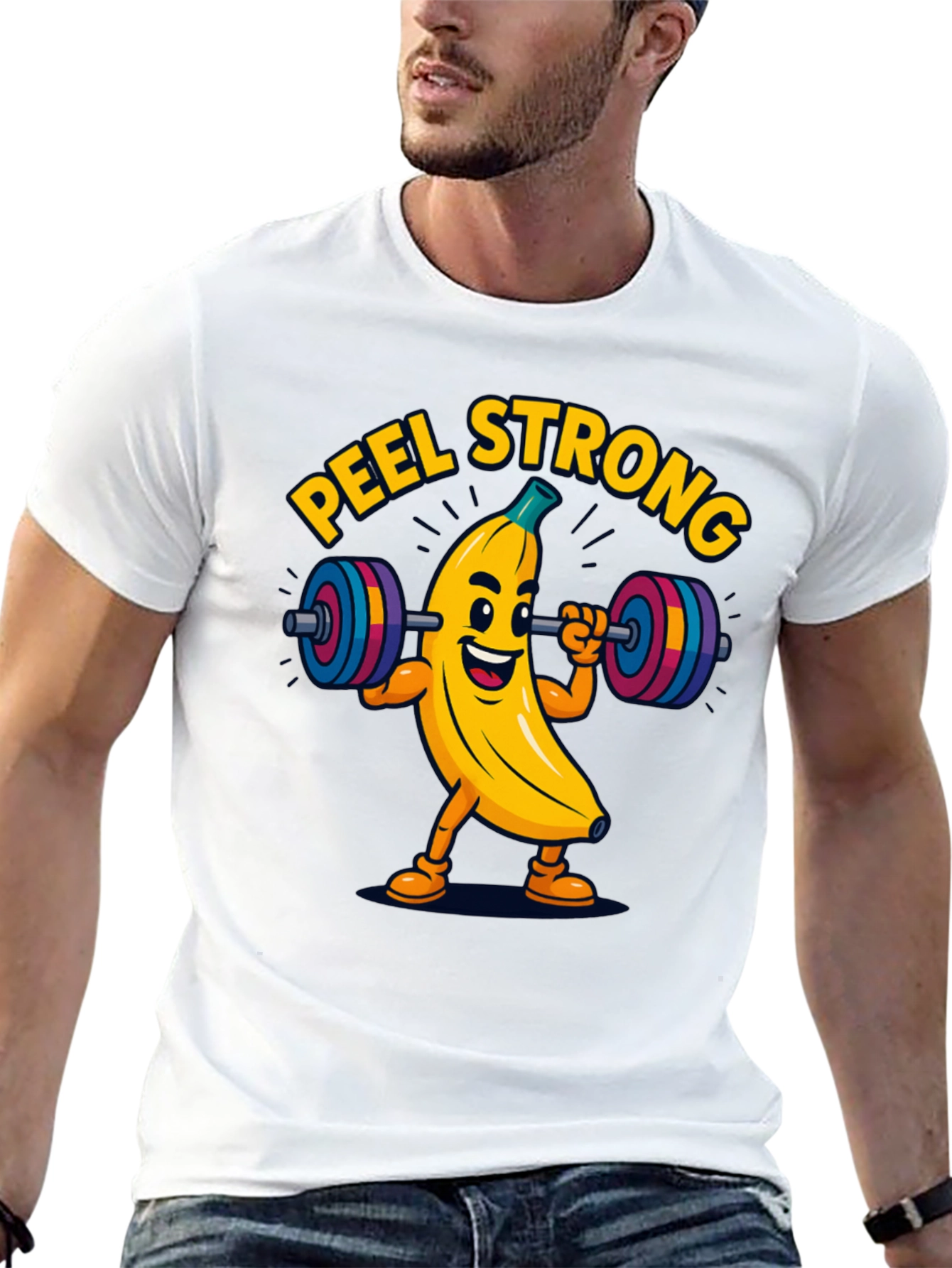 Peel Strong Banana Gym T-Shirt