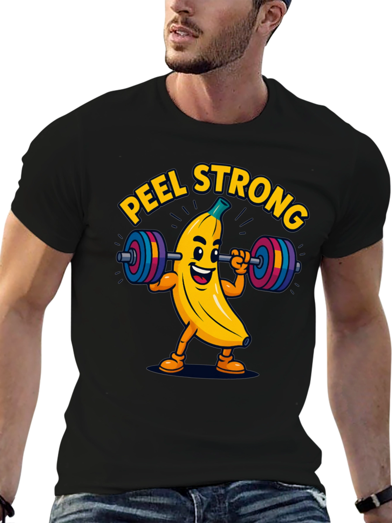 Peel Strong Banana Gym T-Shirt