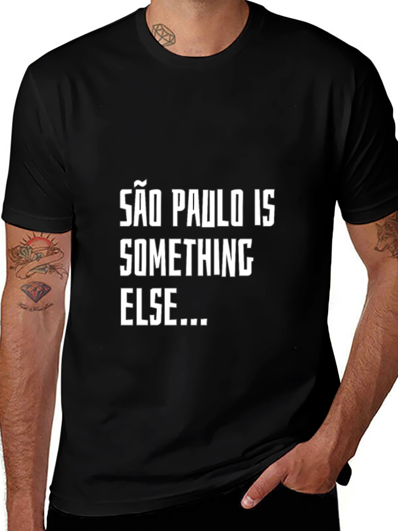 São Paulo Is Something Else Black T-Shirt